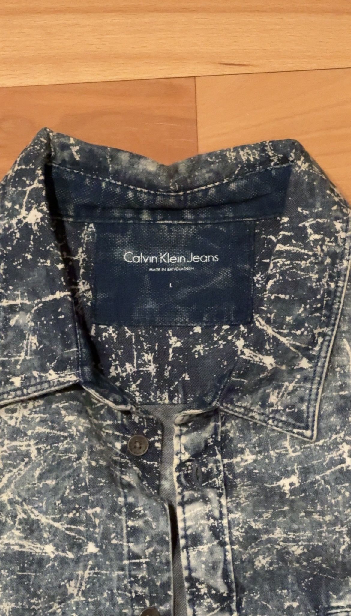 Calvin Klein Calvin Klein Short-Sleeve Button Down Shirt Size US L / EU 52-54 / 3 - 4 Thumbnail