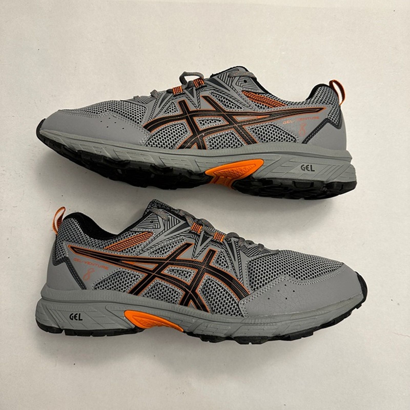 Asics ASICS GEL Venture Mens Size 12 Trail Running Shoes Grey Size US 12 / EU 45 - 2 Thumbnail