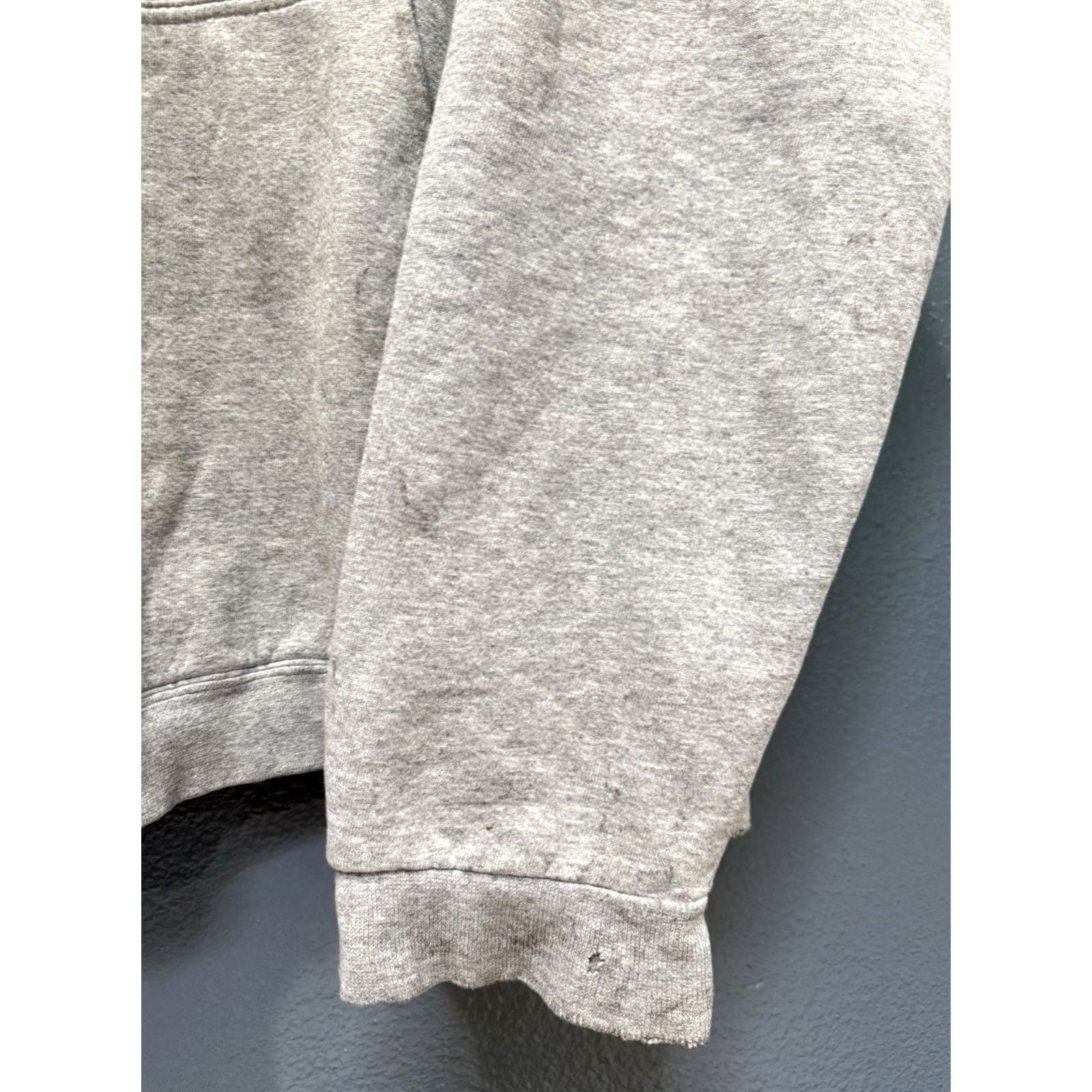 Nike VINTAGE Nike Center Check Swoosh Gray Hoodie Men XL 90s Mens Pullover Size US XL / EU 56 / 4 - 4 Thumbnail