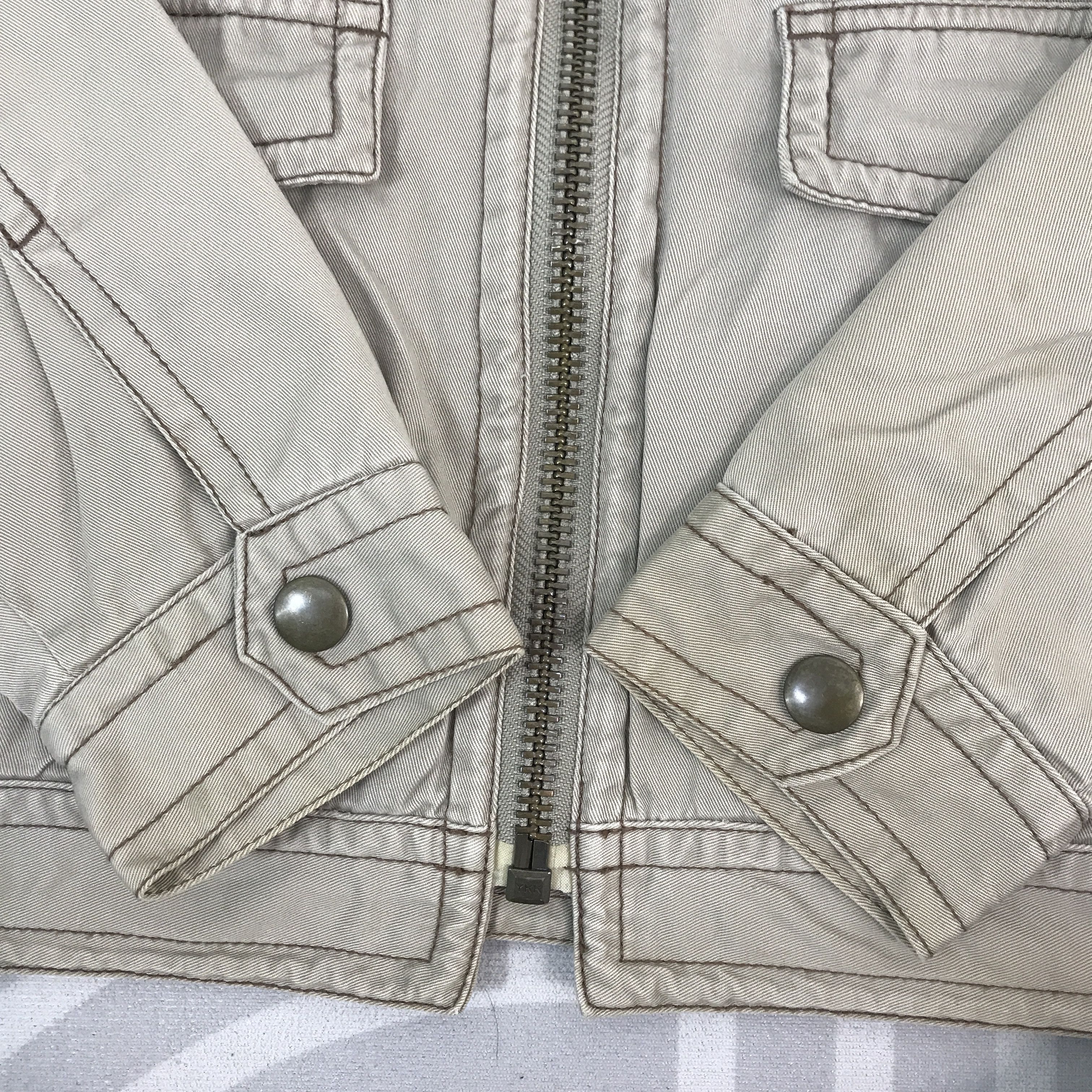 Japanese Brand Vintage Rush/Hour Khaki Tactical pocket Jacket Size US M / EU 48-50 / 2 - 7 Thumbnail