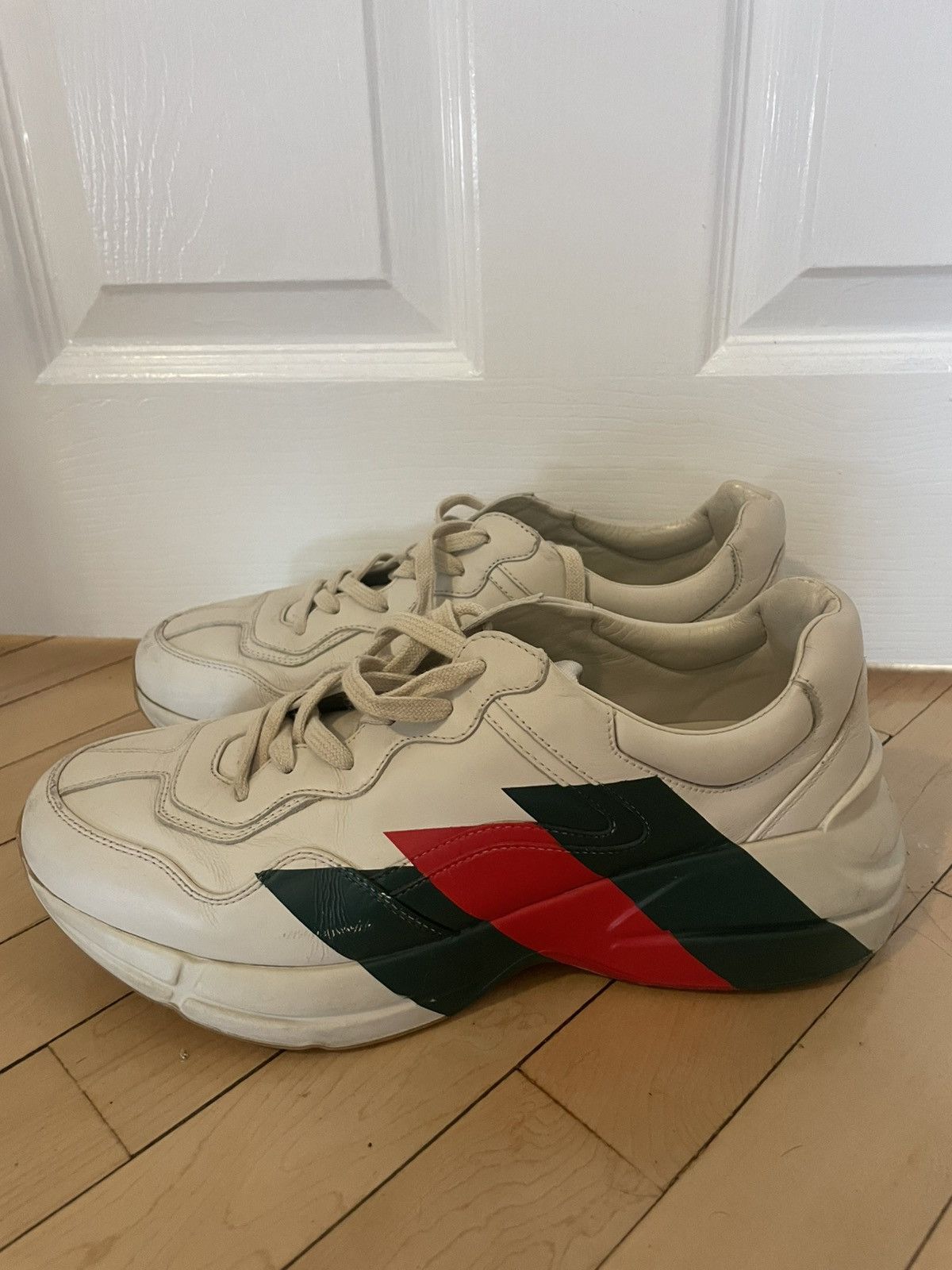 Gucci Cream Gucci Rhyton Size US 10.5 / IT 40.5 - 6 Thumbnail