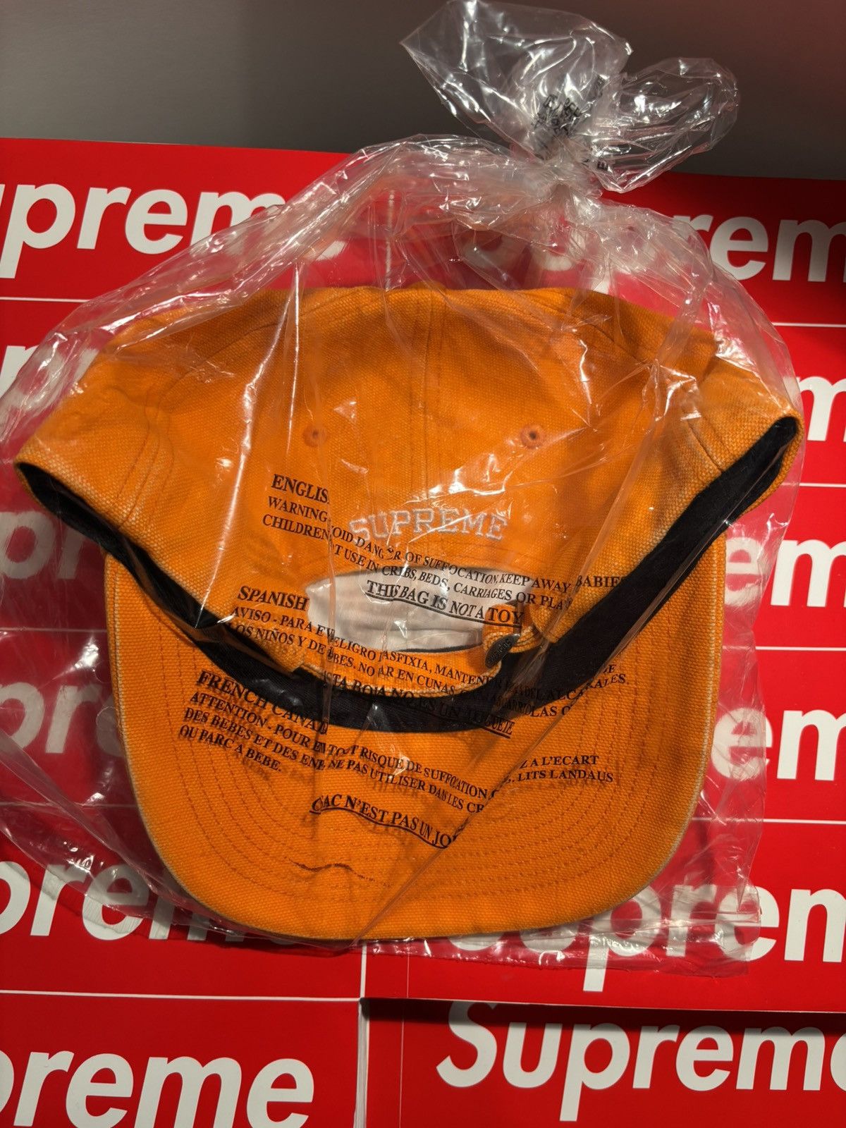 Supreme SUPREME Pigment Coated Canvas S Logo 6 panel cap hat SS23 Size ONE SIZE - 4 Thumbnail