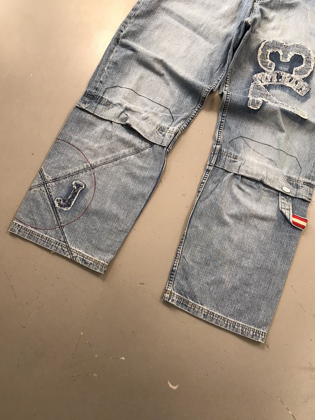 Pepe Jeans × Vintage vintage Pepe jeans SpellOut distressed embroidered denim Size US 34 / EU 50 - 4 Thumbnail
