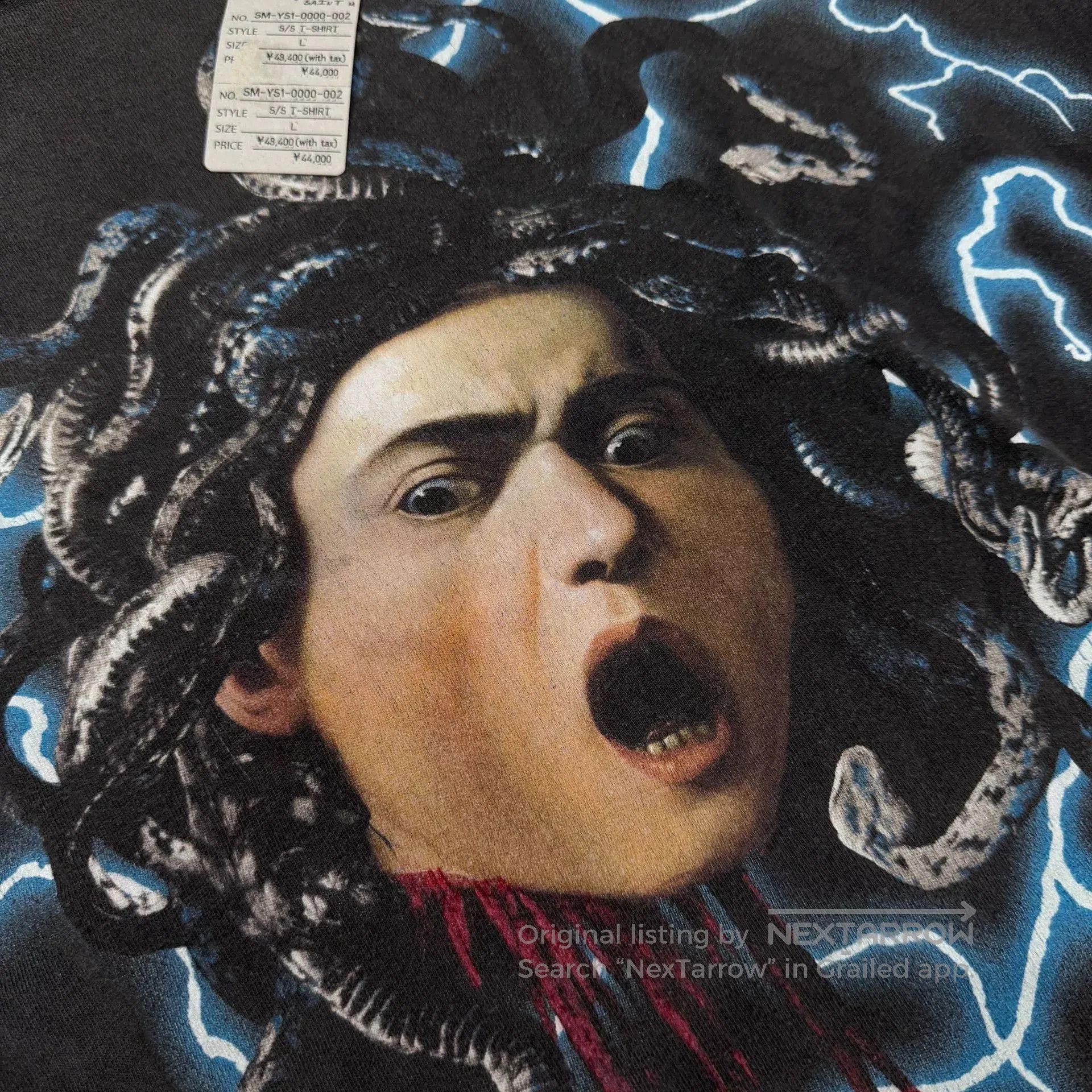 Saint Michael FW24 Medusa Lightning Short Sleeve.