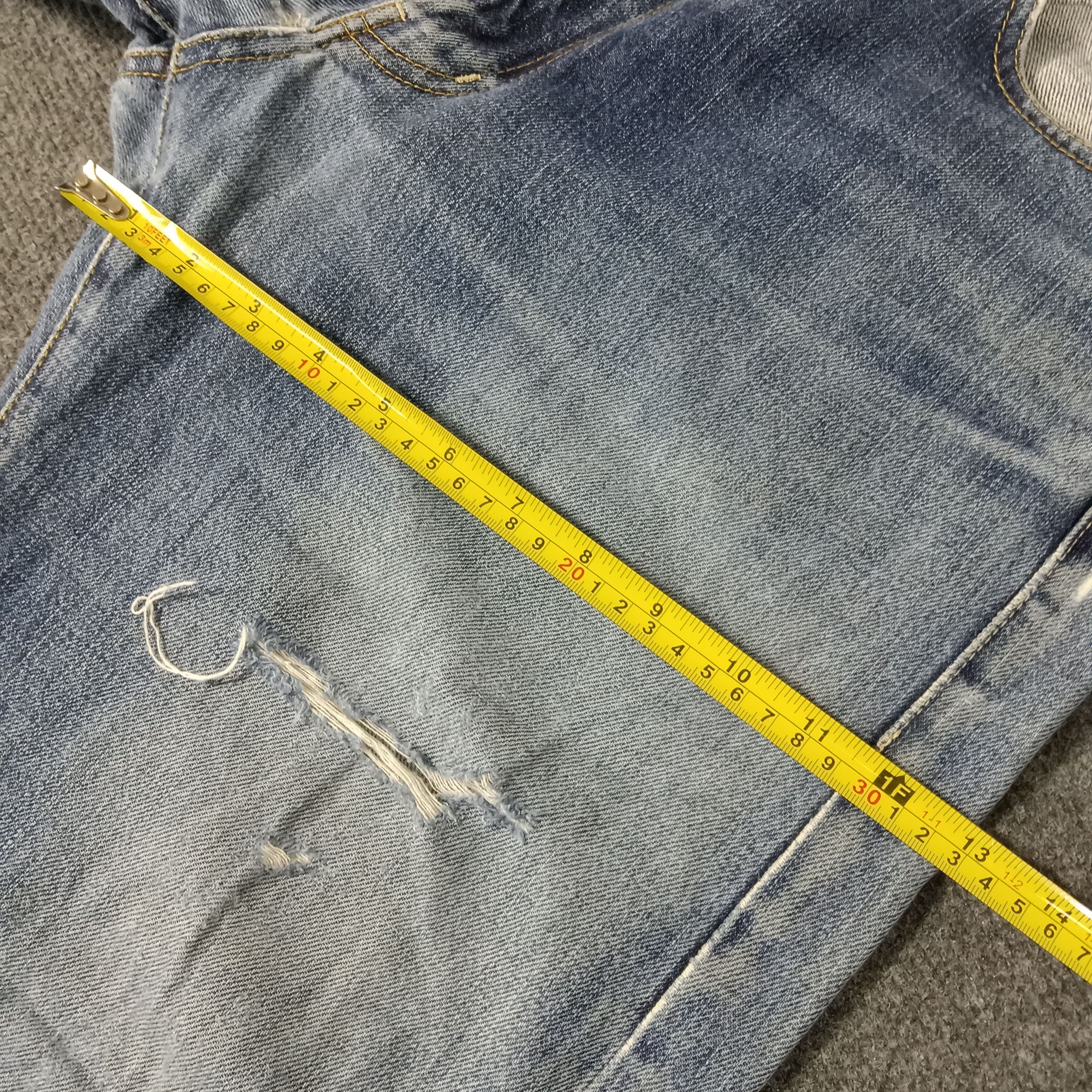 Stussy × Vintage Stussy American Streetwear Style Distressed Jeans Size US 34 / EU 50 - 12 Thumbnail