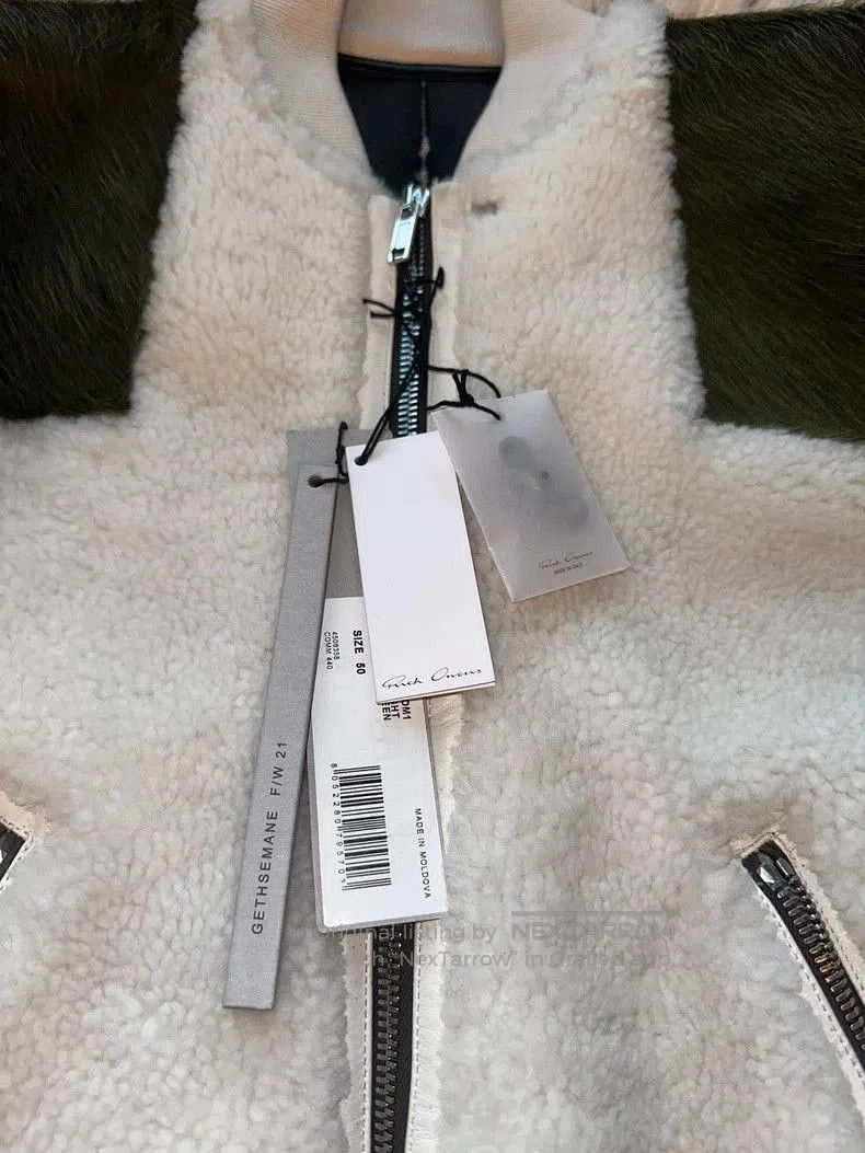 Rick Owens Rick Owens Shearling Leather Jacket FW21- Size US M / EU 48-50 / 2 - 4 Thumbnail