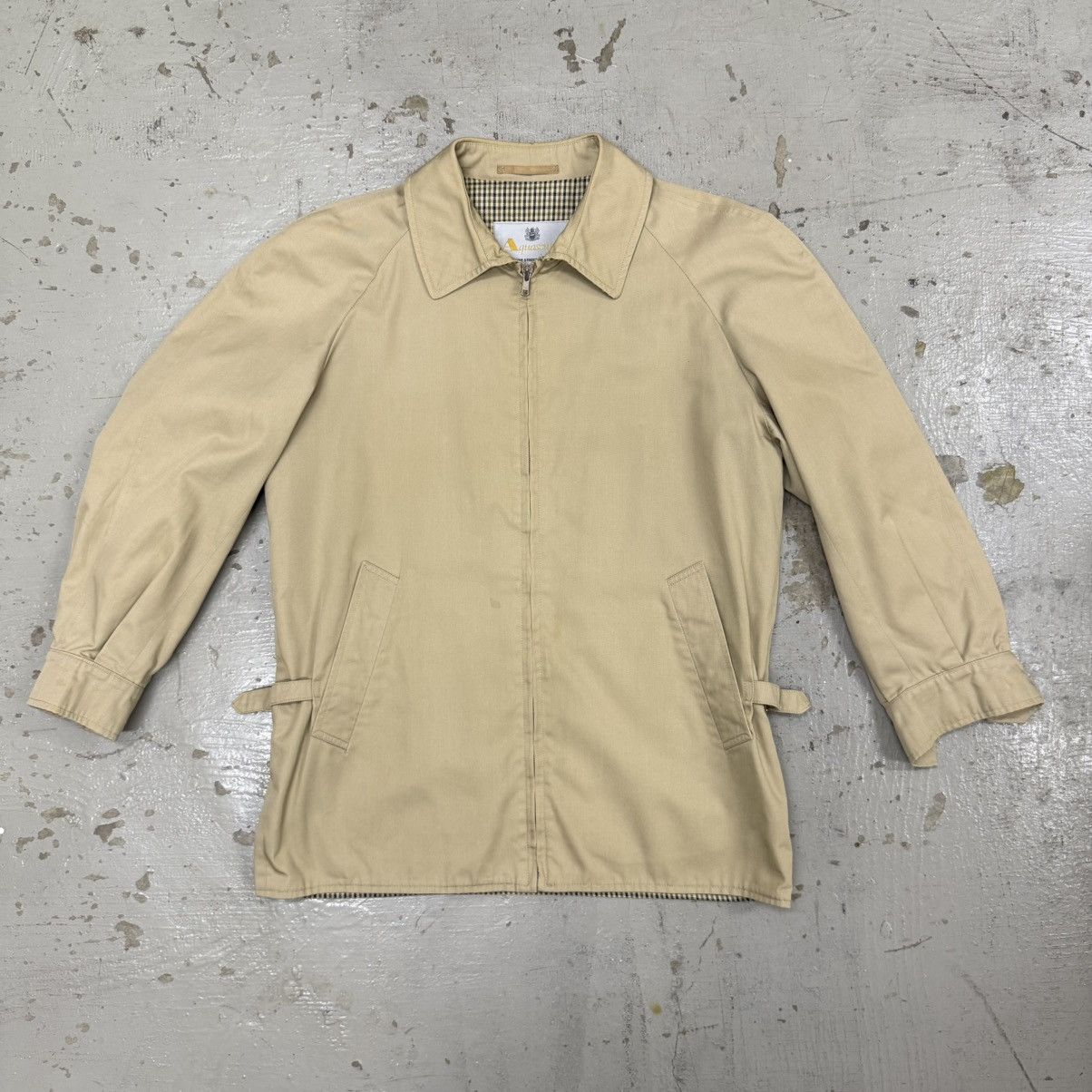 Aquascutum Vintage 1980's Aquascutum Long Drizzler Jacket Size US M / EU 48-50 / 2 - 2 Thumbnail