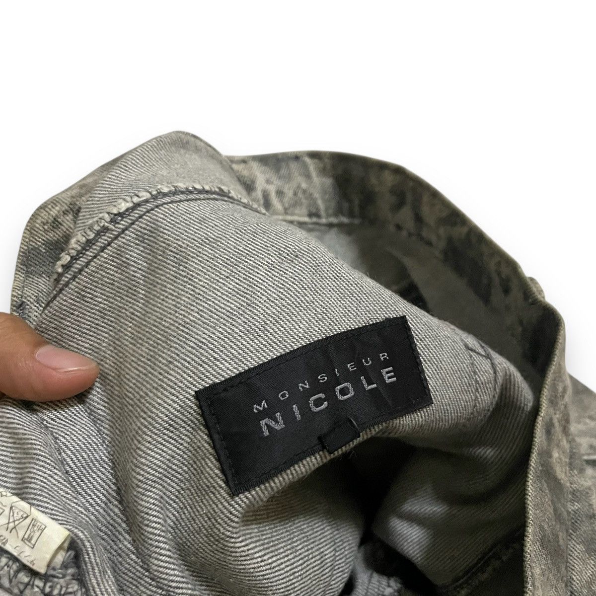 Japanese Brand ORIGINAL FLARE MONSIEUR HOMME ACID WASH (33×40) Size US 33 - 6 Thumbnail