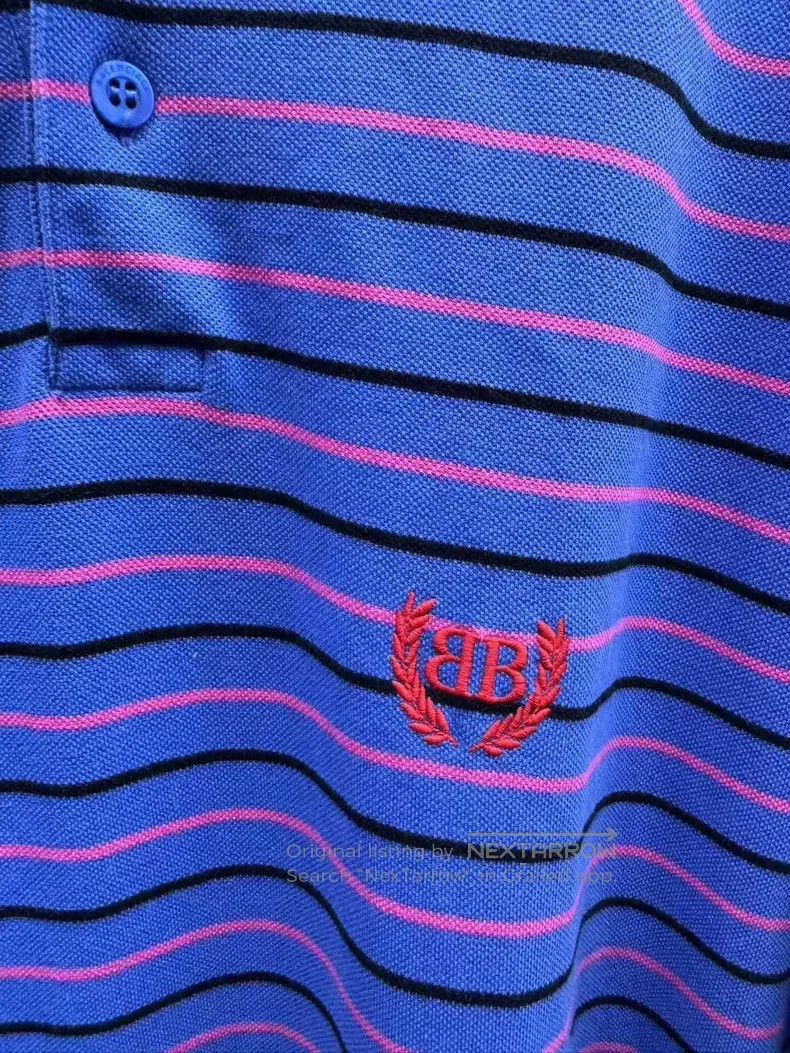 Balenciaga Balenciaga Short-sleeved polo shirt with wheat ear and dou Size US M / EU 48-50 / 2 - 2 Thumbnail