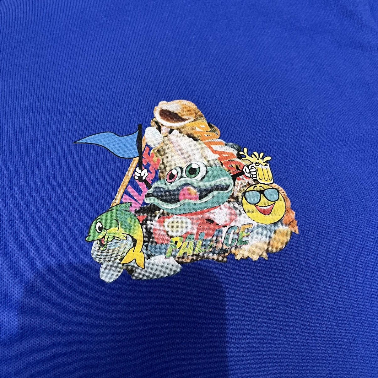 Palace Palace P Sea Tee Blue Size US M / EU 48-50 / 2 - 3 Thumbnail