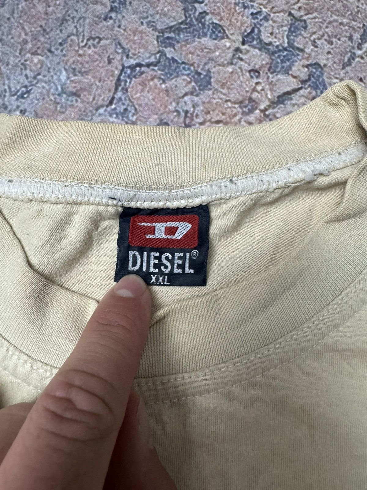 Diesel × Vintage Vintage T-Shirt Diesel Big Logo Punk Y2k Japan Style Size US XXL / EU 58 / 5 - 8 Thumbnail