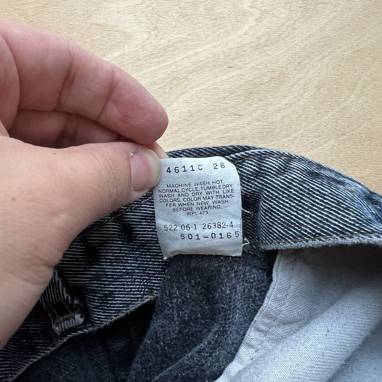Levi's × Vintage Vintage Levis 501 Jeans 28x32 Blue 80s Dark Wash Denim Size US 28 / EU 44 - 6 Thumbnail