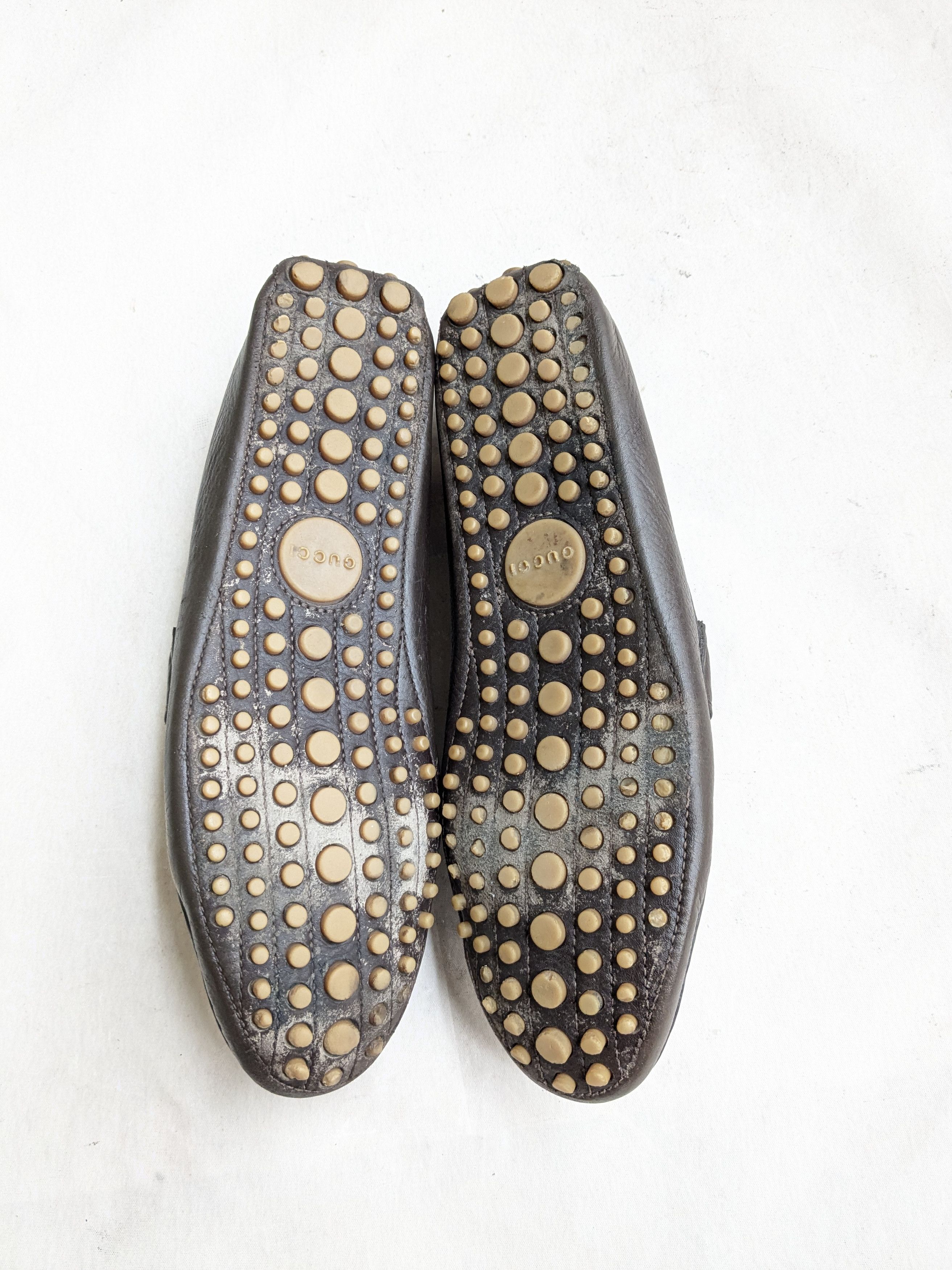 Gucci Gucci Horsebit Driving Loafers Brown Leather 10.5 Slip On Size US 10.5 / EU 43-44 - 15 Thumbnail