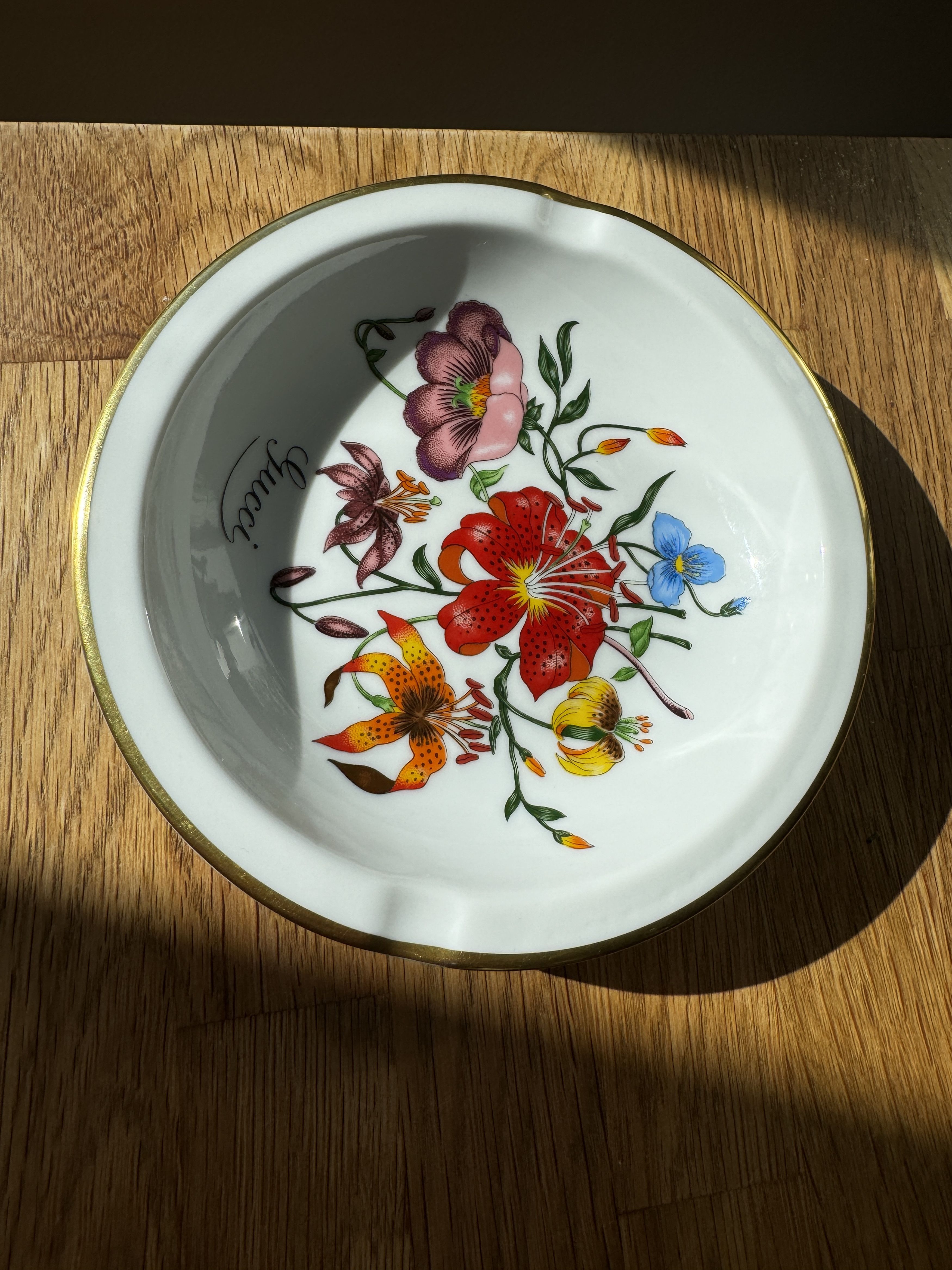 Gucci Gucci Richard Ginori ashtray Floral 70s Size ONE SIZE - 5 Thumbnail