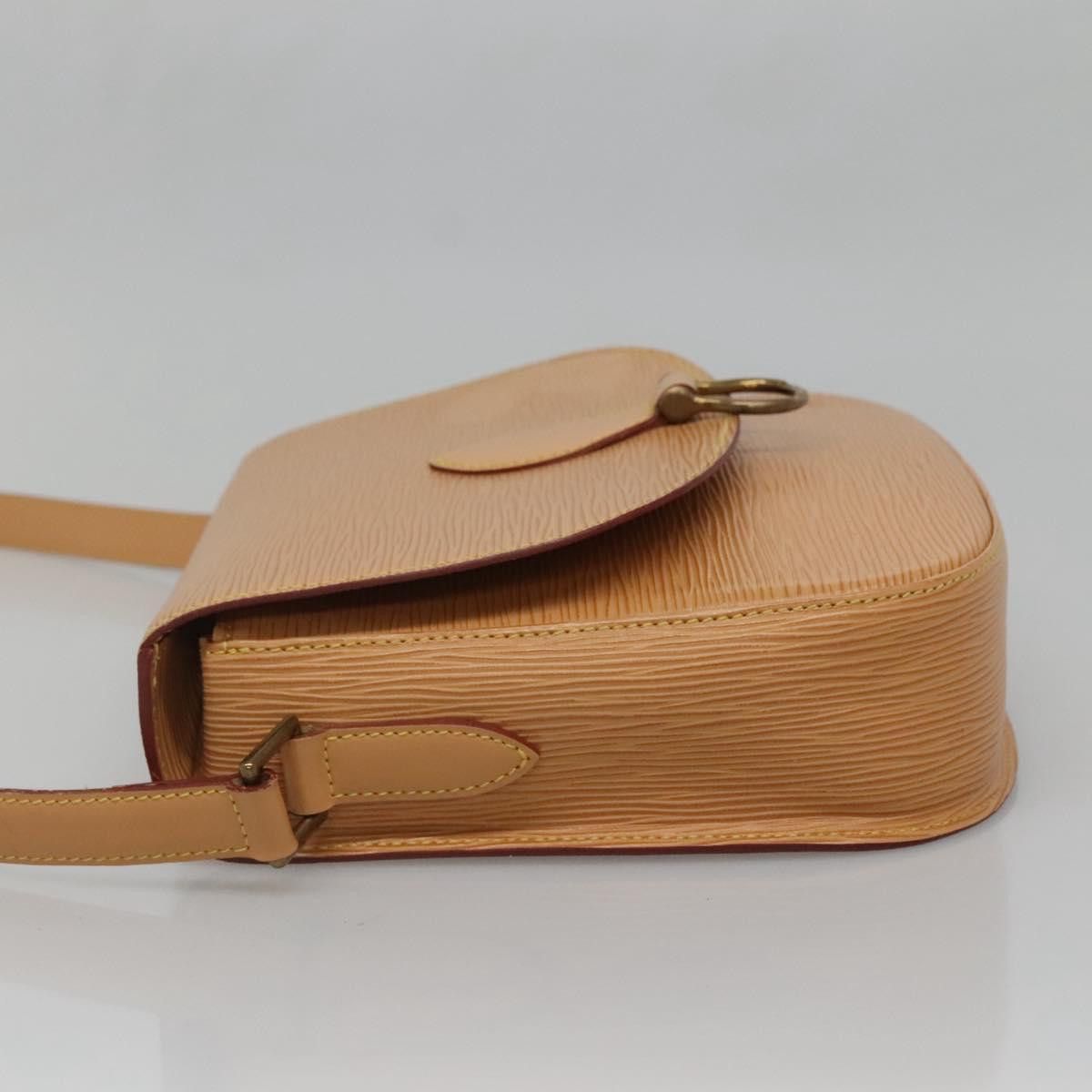 Louis Vuitton LOUIS VUITTON Epi Saint Cloud GM Shoulder Bag Beige M52196 Size ONE SIZE - 3 Thumbnail