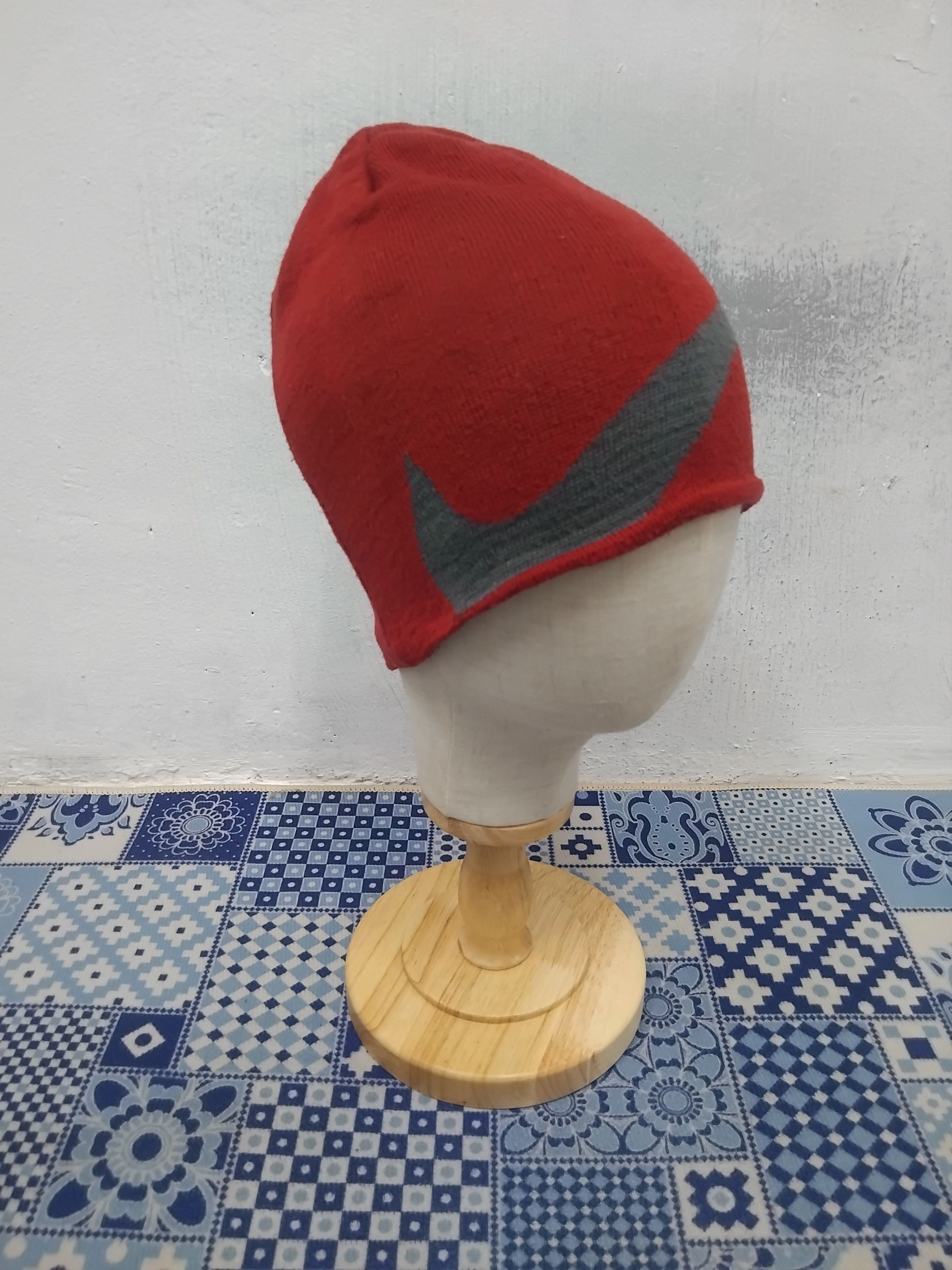 Japanese Brand Nike reversible red colour beanie Size ONE SIZE - 6 Thumbnail