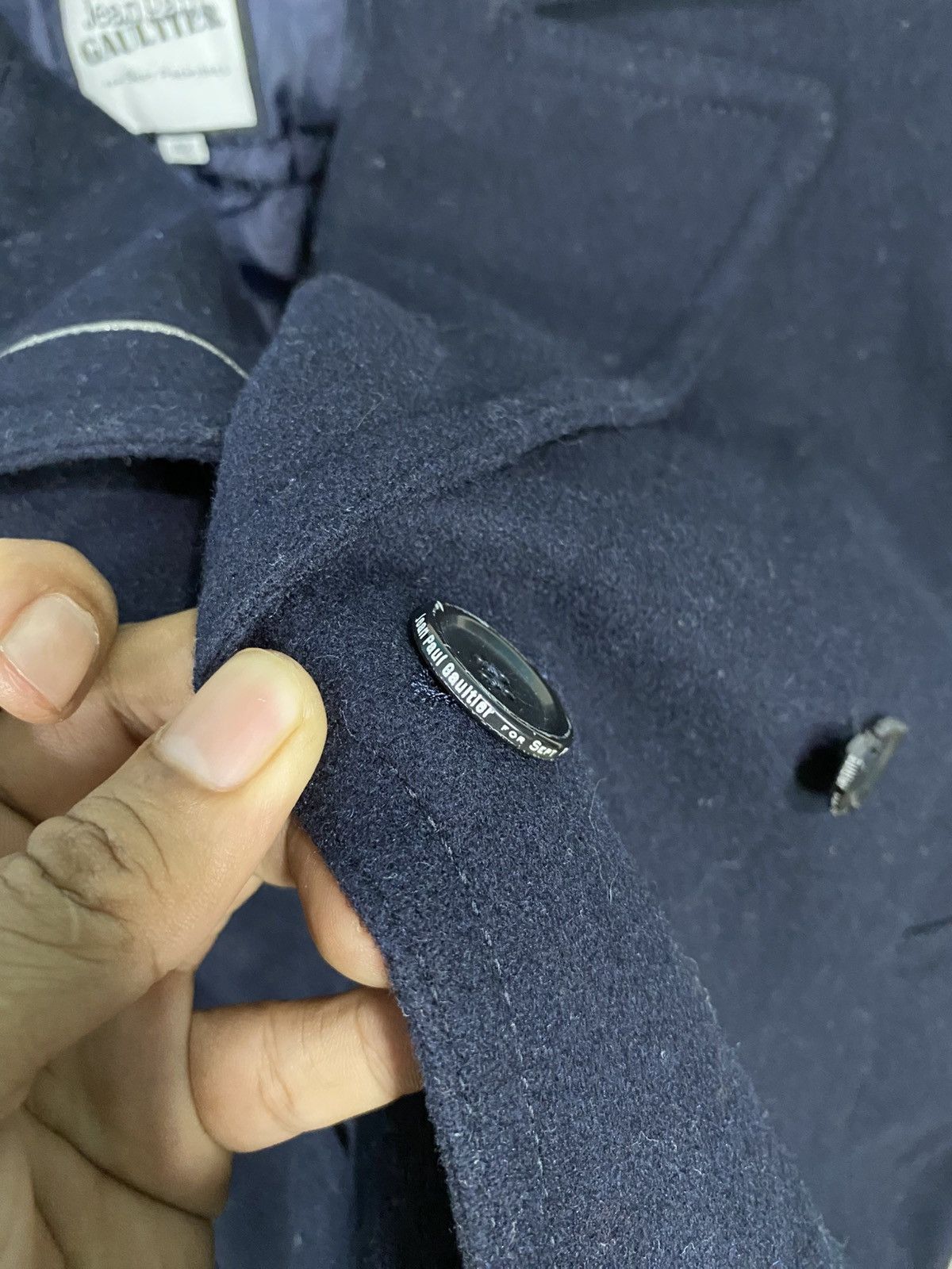 Jean Paul Gaultier Jean paul gaultier sept premieres wool blazer jacket Size 42L - 9 Thumbnail