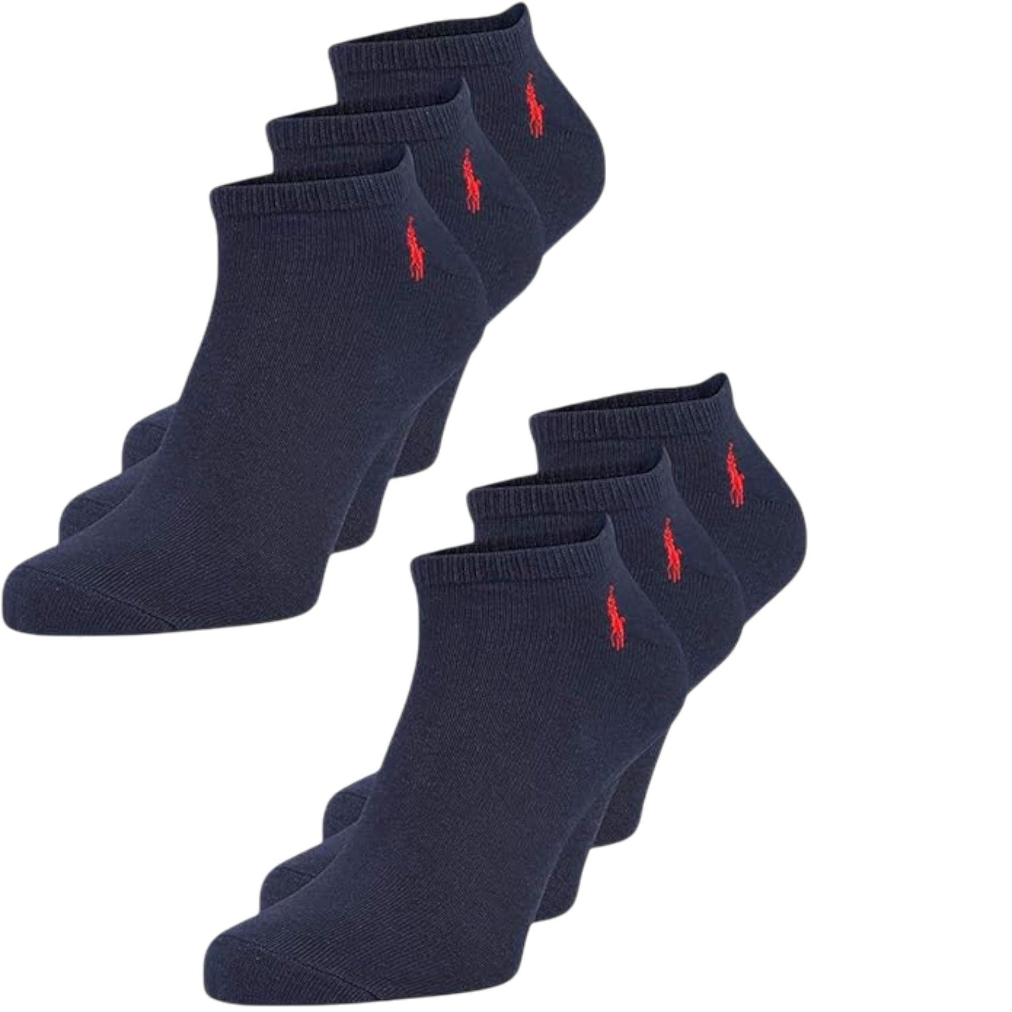 Polo Ralph Lauren Polo Ralph Lauren Classic 6-Pair No Show Socks Navy Blue Size ONE SIZE - 1 Thumbnail