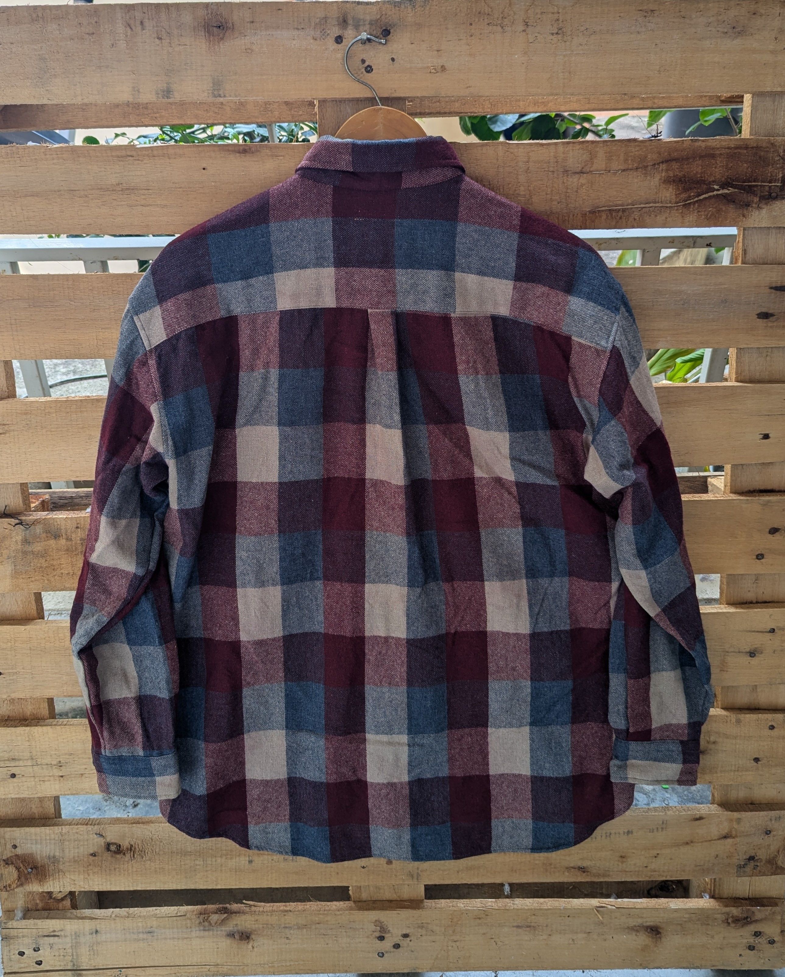 Other Vintage DAF Wool Flannel Shirt Button Ups Made In Japan Size US M / EU 48-50 / 2 - 7 Thumbnail