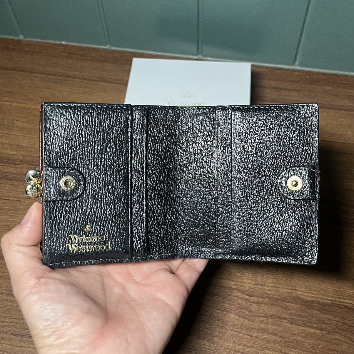 Vivienne Westwood Vivienne Westwood EXECUTIVE Clasp Bi-Fold Mini Wallet Size ONE SIZE - 7 Thumbnail