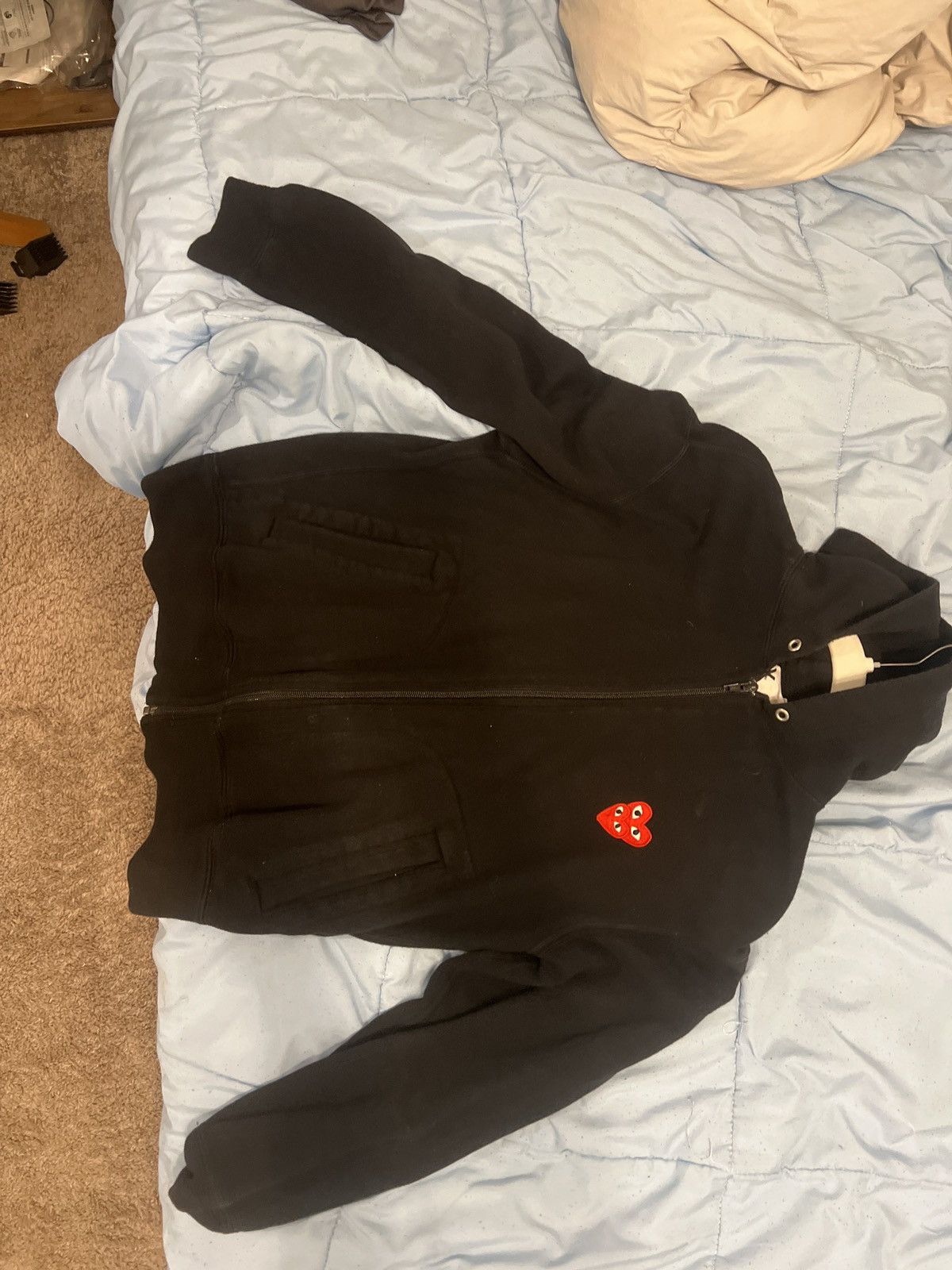 Commes des garcon zip up jacket