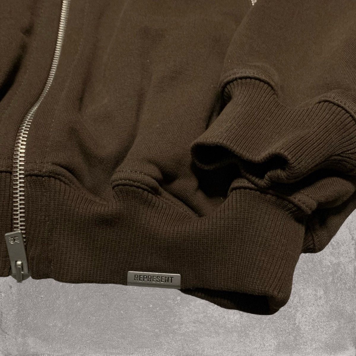 Represent Clo. Represent XXS Blanks Bomber Jacket Vintage Brown Size US XXS / EU 40 - 4 Thumbnail
