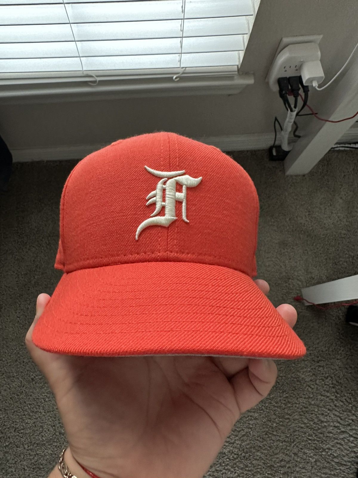 Fear of God Orange Fear of God New Era Fitted Size ONE SIZE - 1 Thumbnail
