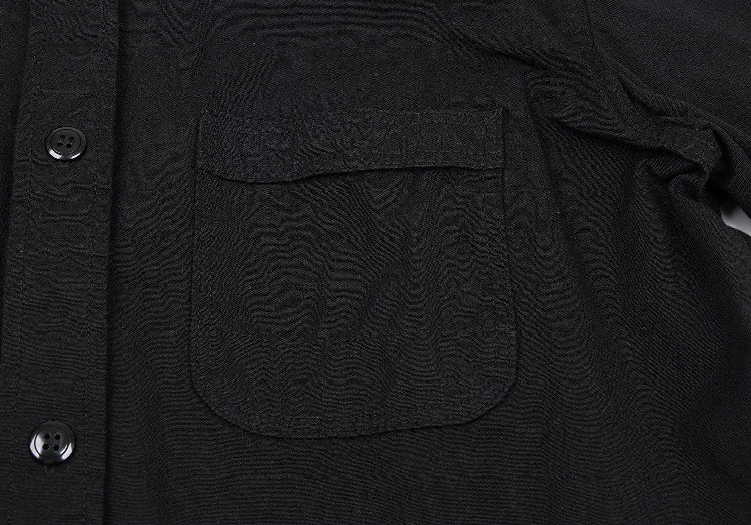 Junya Watanabe Dyed Nylon Taffeta Shirt in Black Size L Size US L / EU 52-54 / 3 - 6 Thumbnail