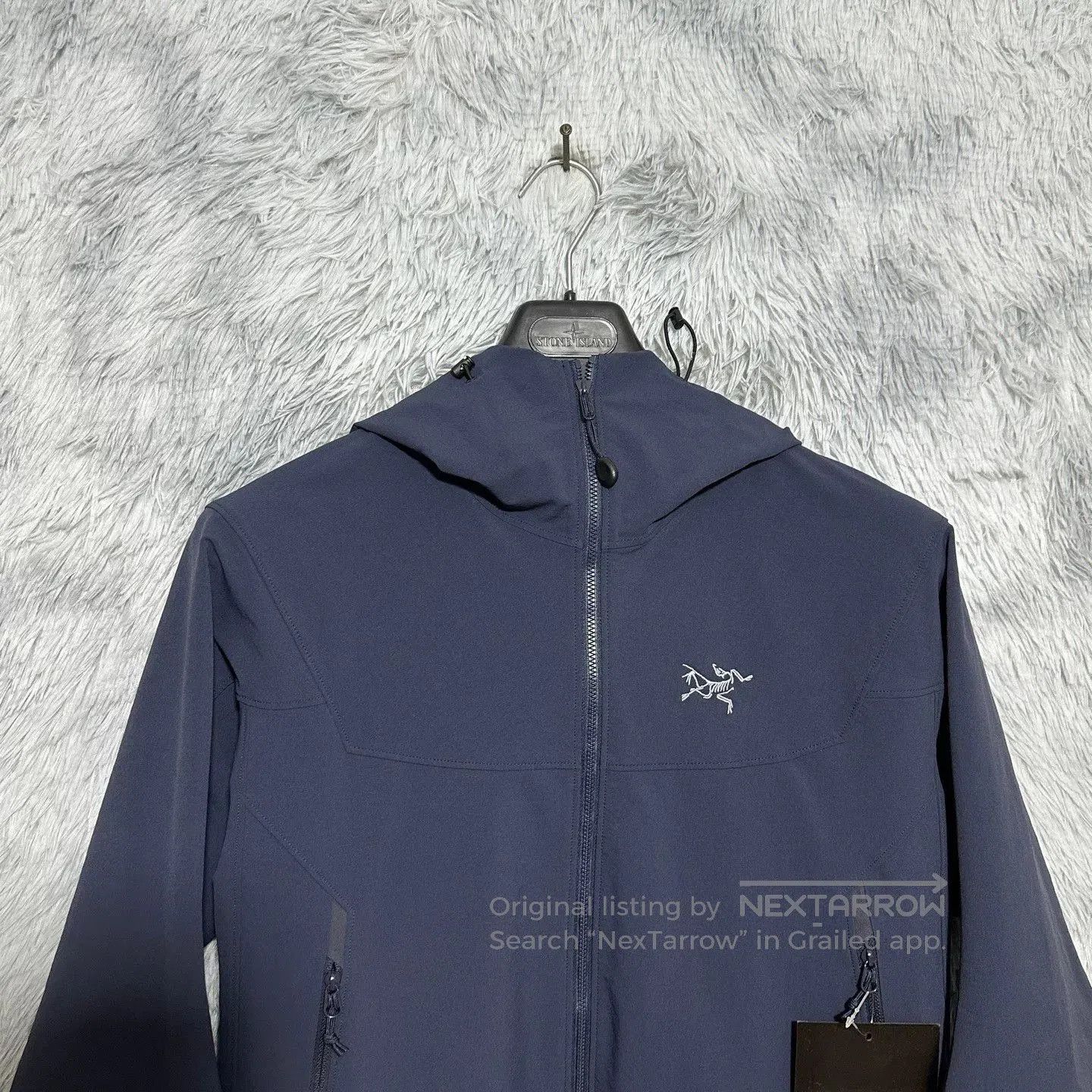 Arc'teryx arcteryx gamma hoody softshell jacket in blue. Size US M / EU 48-50 / 2 - 2 Thumbnail