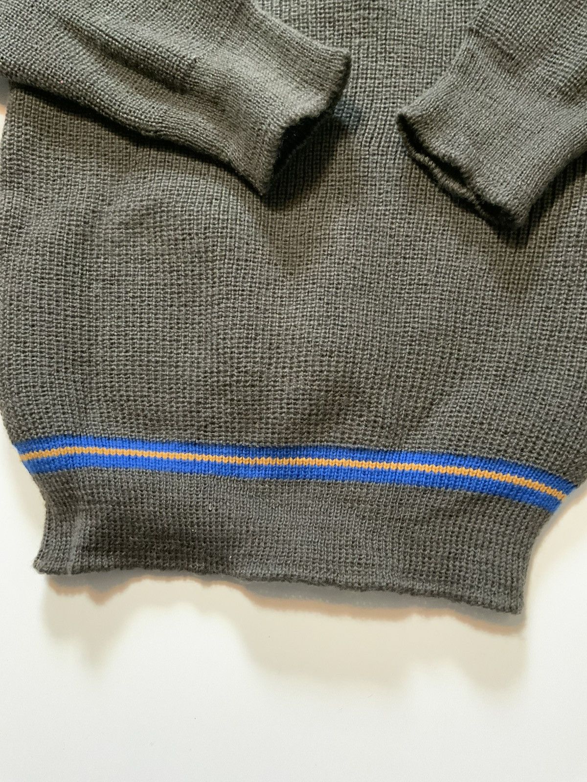 Vintage Vintage 1920s 30s 40s Wool Knit Stripe Fisherman Sweater Size US S / EU 44-46 / 1 - 9 Thumbnail