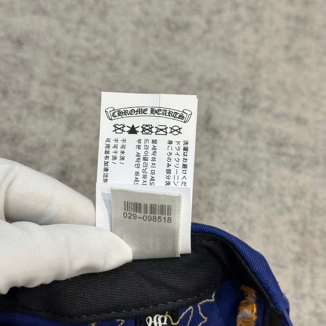 Chrome Hearts Chrome Hearts Baseball Cap Cotton x Polyester Blue/orange Size ONE SIZE - 11 Thumbnail