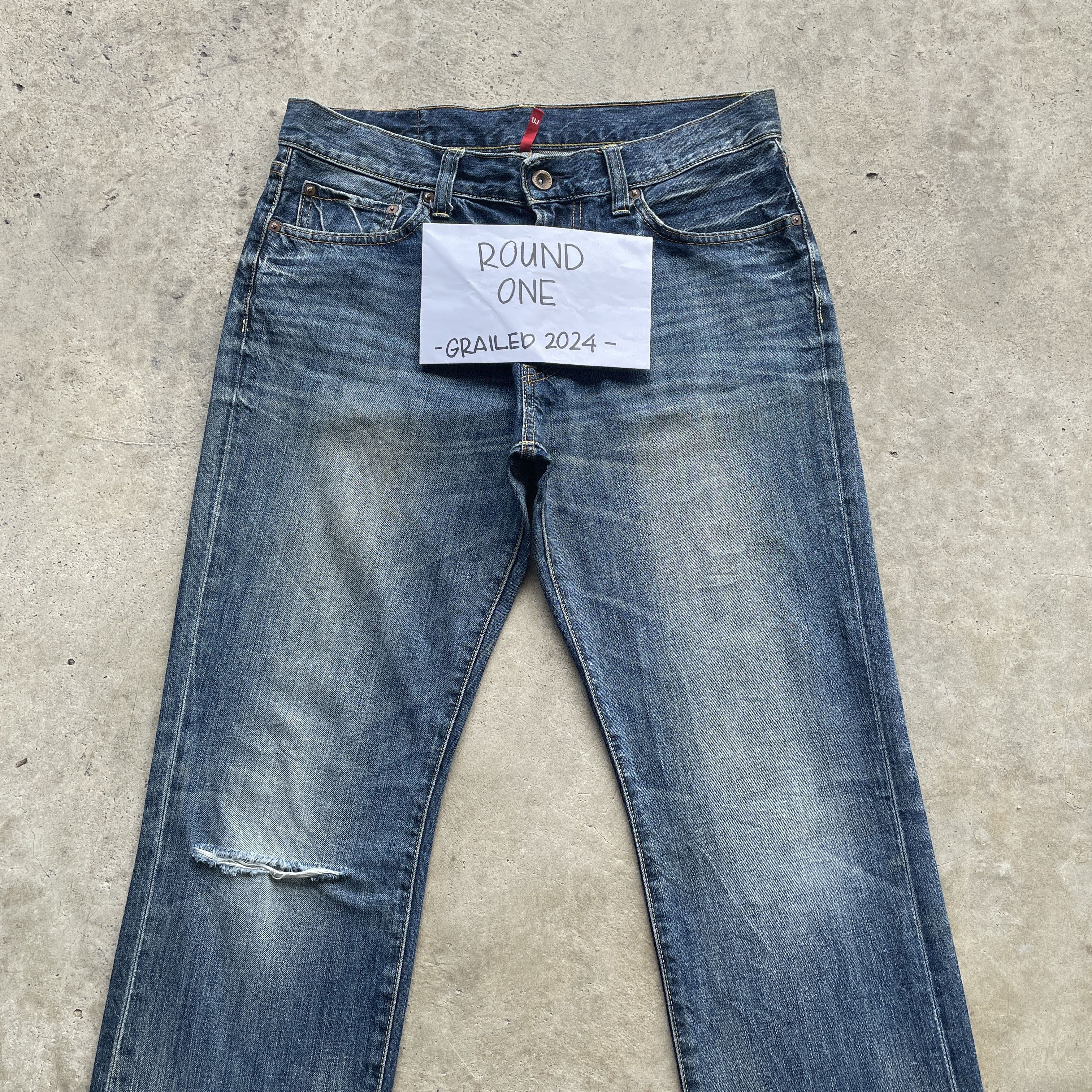 Japanese Brand W34 VINTAGE JAPANESE DISTRESSED JEANS FADED DENIM PANTS Size US 34 / EU 50 - 3 Thumbnail