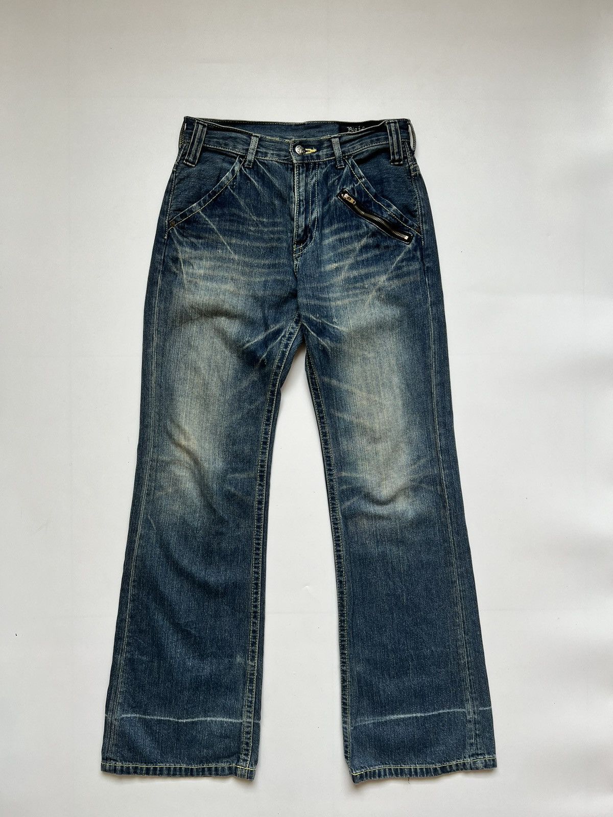 Big John Flared Big John Jr Japanese Denim Vintage Size US 28 / EU 44 - 1 Thumbnail