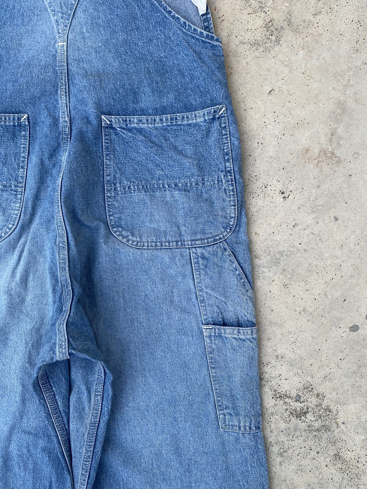 Carhartt × Vintage Vintage 90's Carhartt Distressed Overalls Size US 35 - 5 Thumbnail