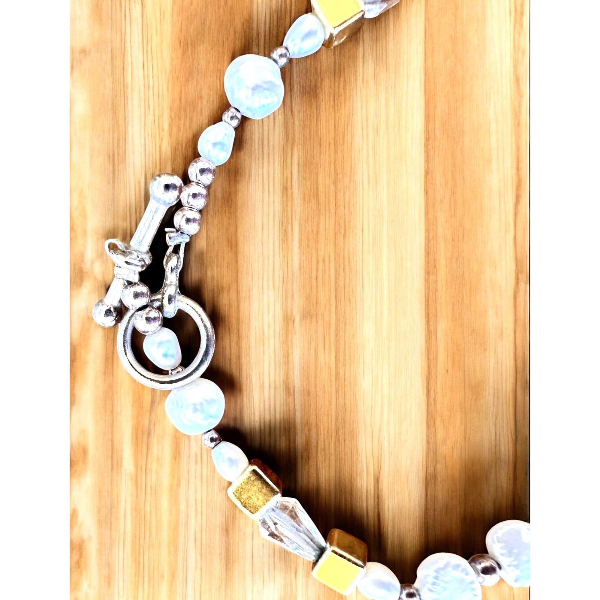 Handmade VTG Handmade Freshwater Pearl Bracelet Tammy Birthday Annive Size ONE SIZE - 12 Thumbnail