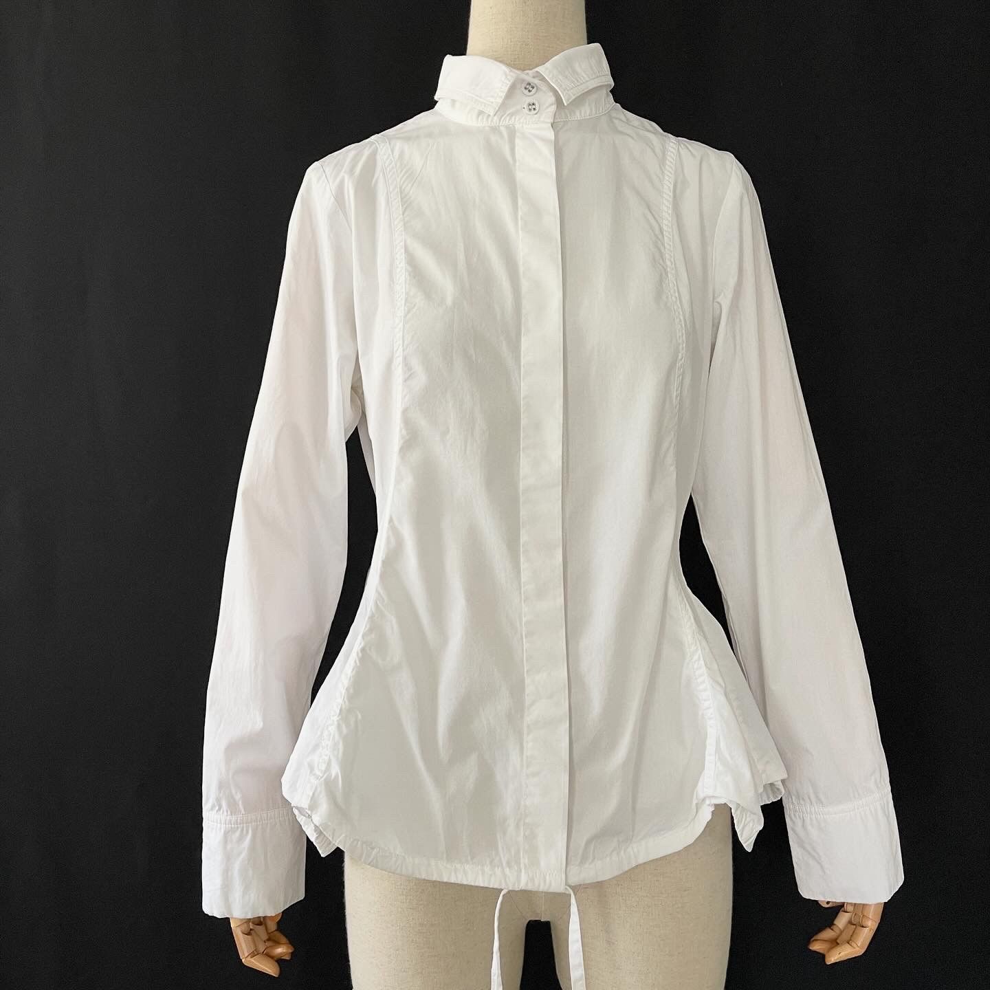 image of Rundholz White Blouse Size M, Women's