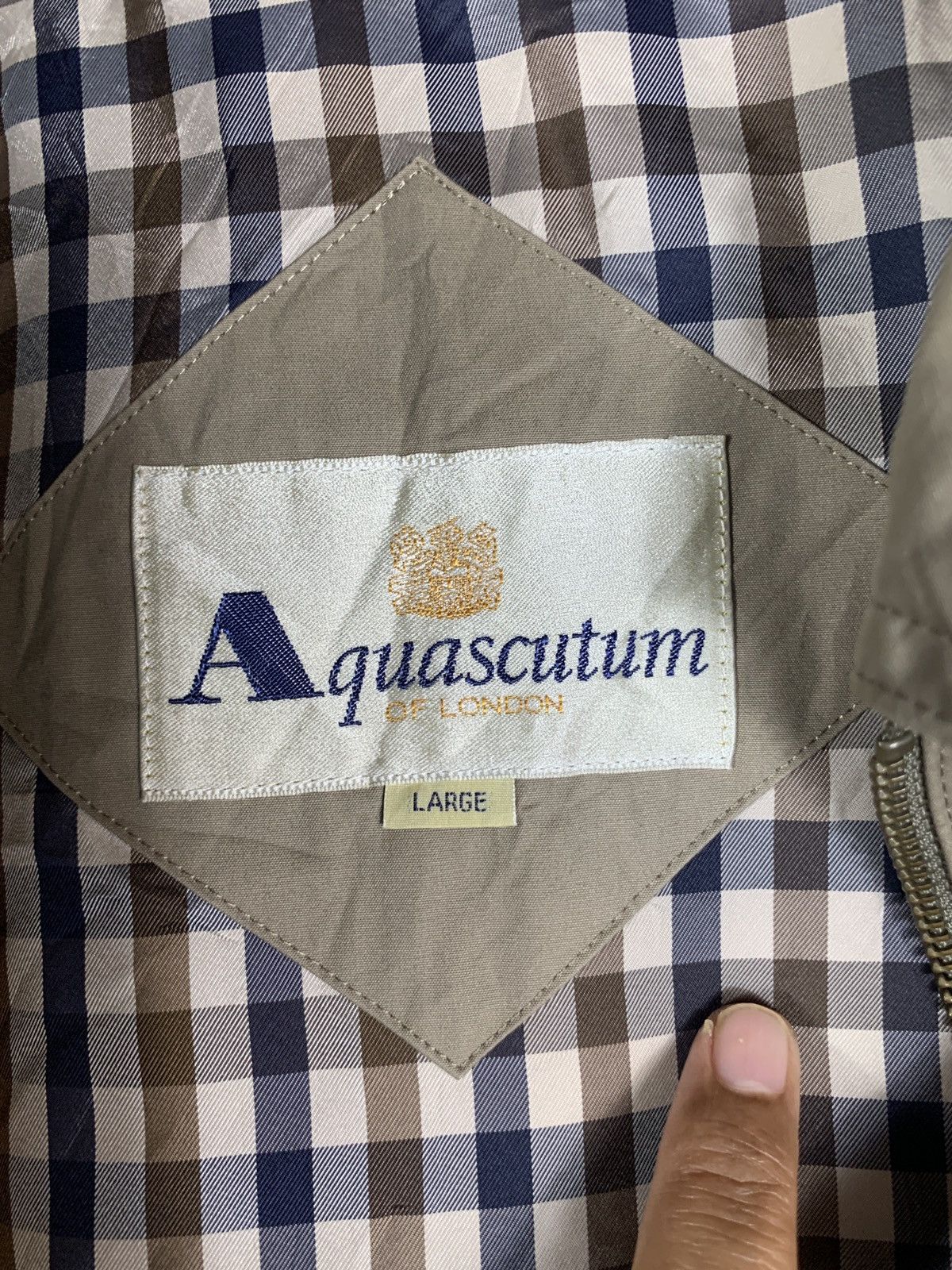 Designer × Vintage Vintage Y2K Aquascutum Parkas Jacket Size US L / EU 52-54 / 3 - 4 Thumbnail