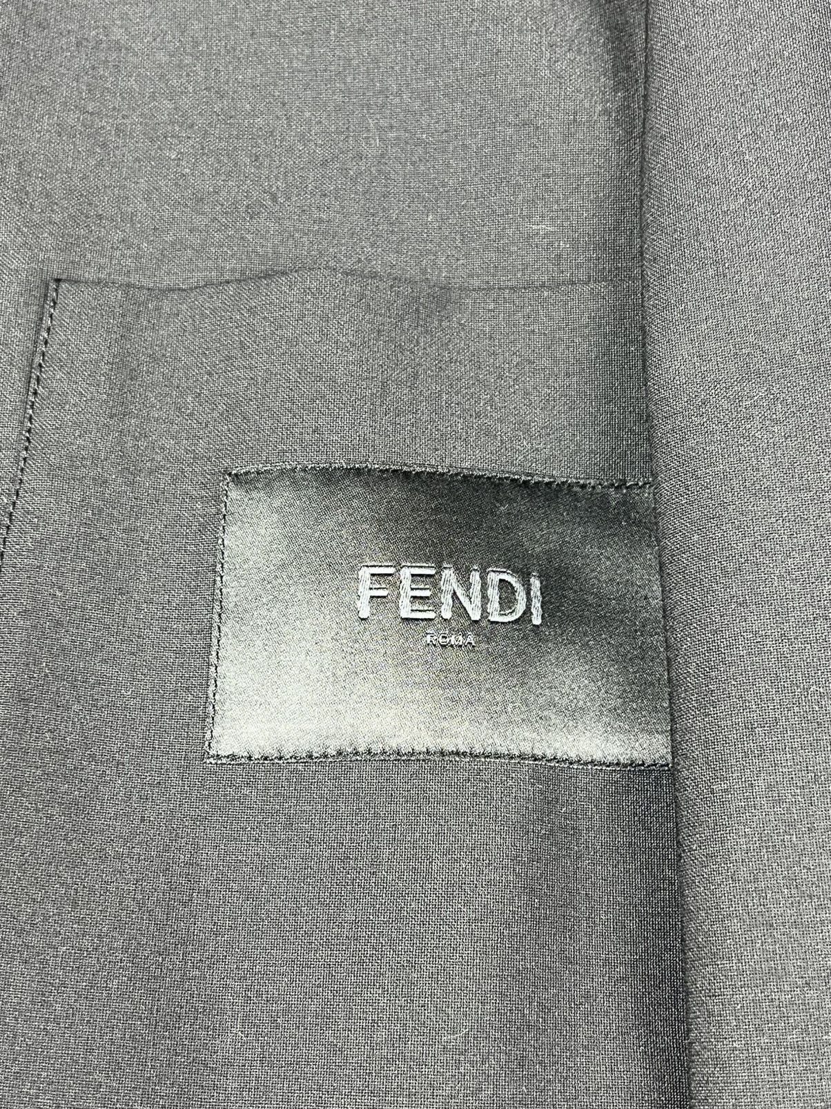 Fendi 2023 Fendi Logo Patch Black Overshirt Size US L / EU 52-54 / 3 - 5 Thumbnail