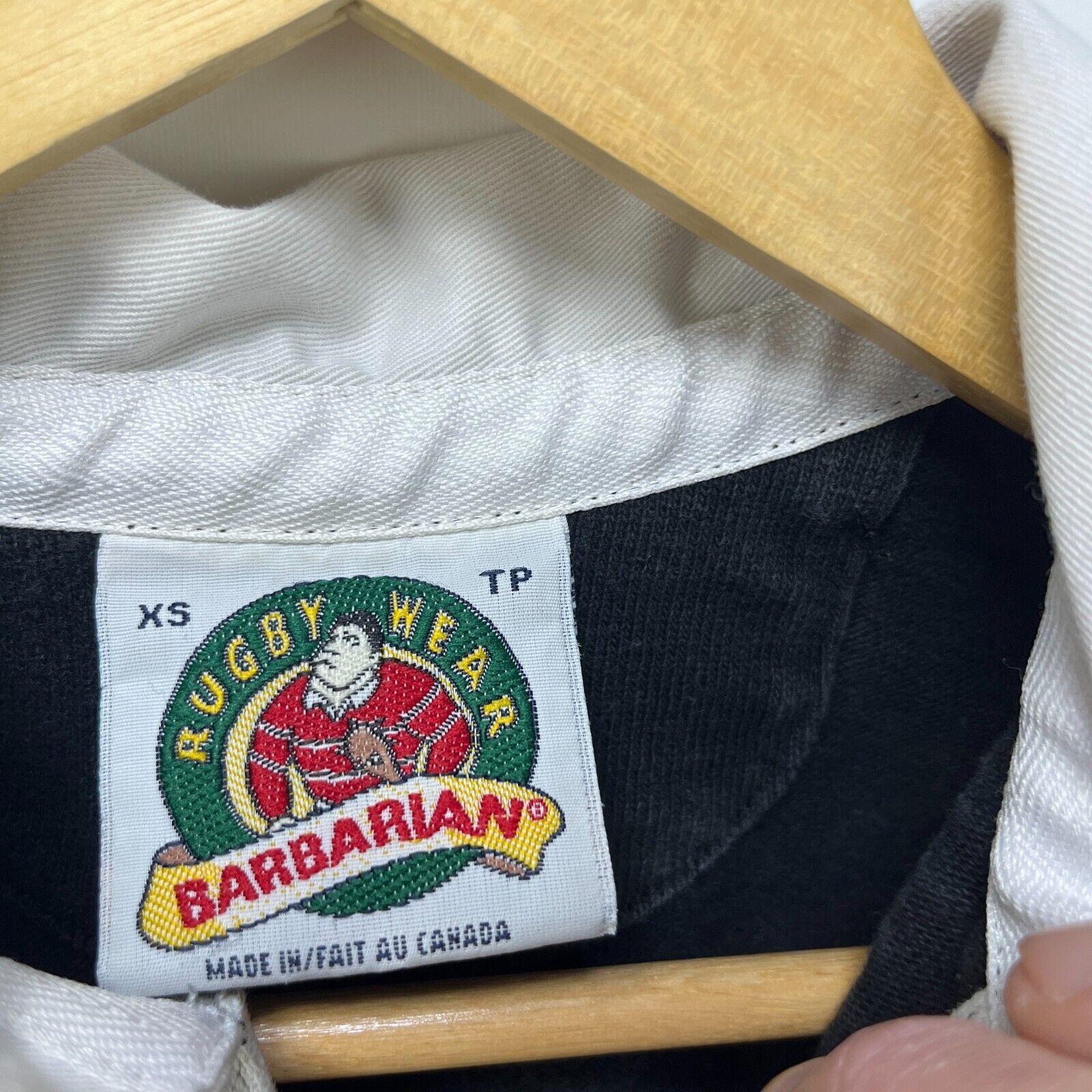 Barbarian × Vintage Vintage 90s Barbarian Rugby University ofWaterloo ExtraSmall Size US XS / EU 42 / 0 - 10 Thumbnail