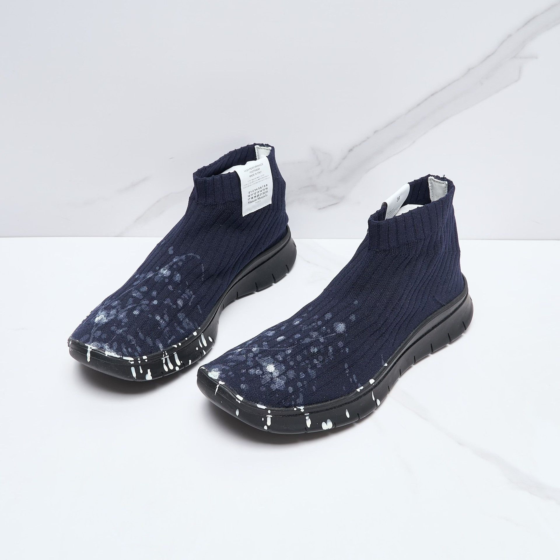 Maison Margiela Maison Margiela Splatter Sock Shoes Size US 7 / EU 40 - 1 Thumbnail