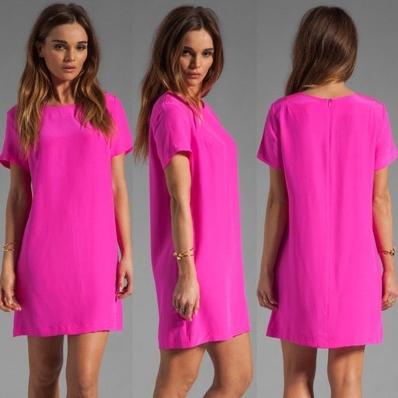 Amanda Uprichard Amanda Uprichard Silk Tiered Ruffle Sleeve Shift Dress M Size M / US 6-8 / IT 42-44 - 1 Thumbnail