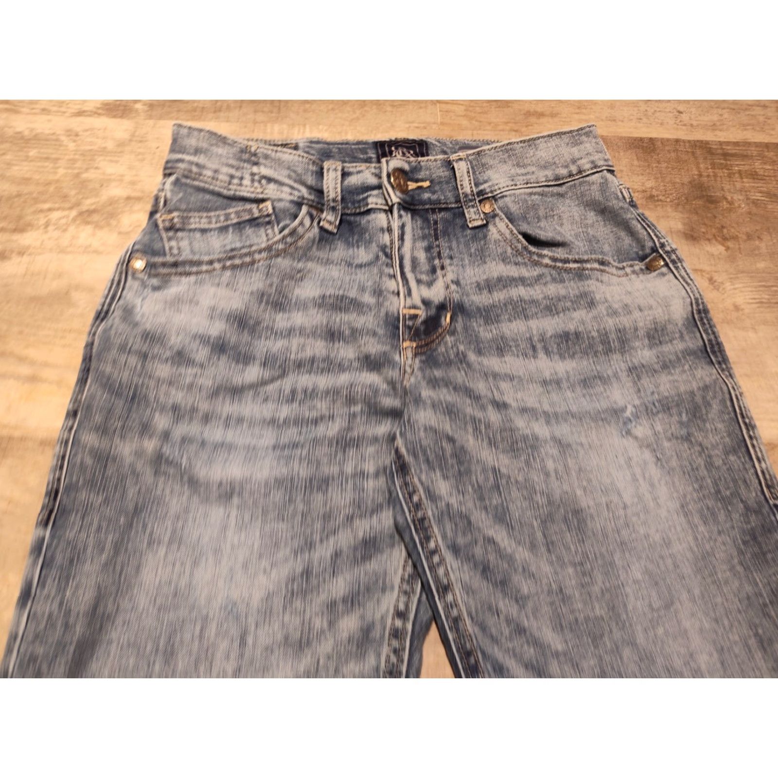 Vintage VINTAGE Rock & Republic Slim Straight Jeans Men 29x32 Medium Wash Denim Blue 90s? Size US 29 - 4 Thumbnail