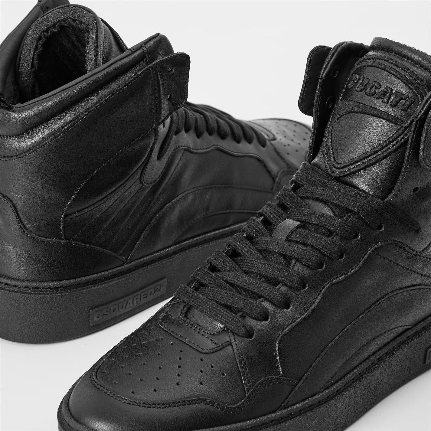 Dsquared2 o1g2r1mq0426 High-Top Trainers in Black Size US 9 / EU 42 - 5 Thumbnail