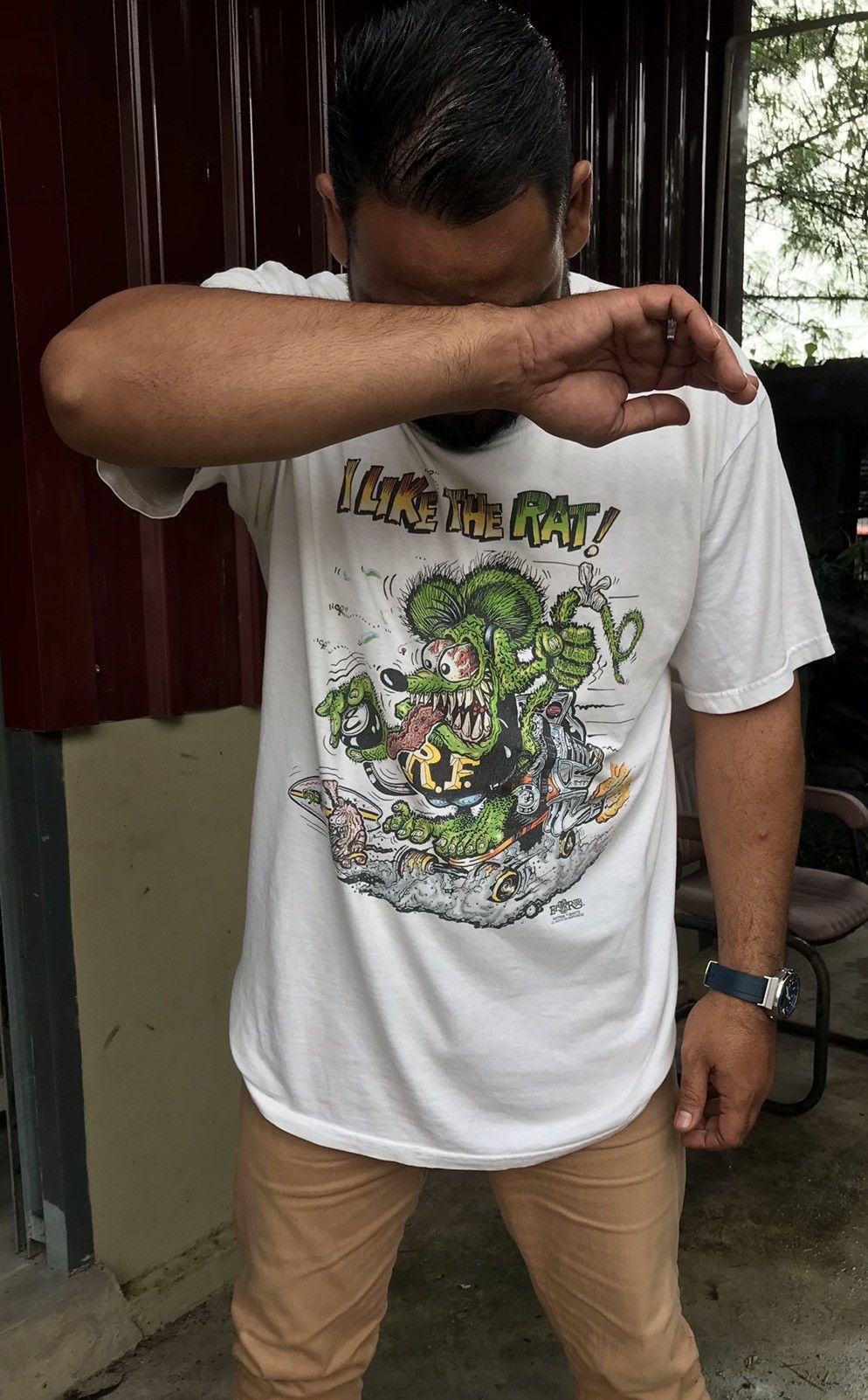 Vintage Ratfink x Petersen Automotive Museum Crewneck Tee Size US L / EU 52-54 / 3 - 8 Thumbnail