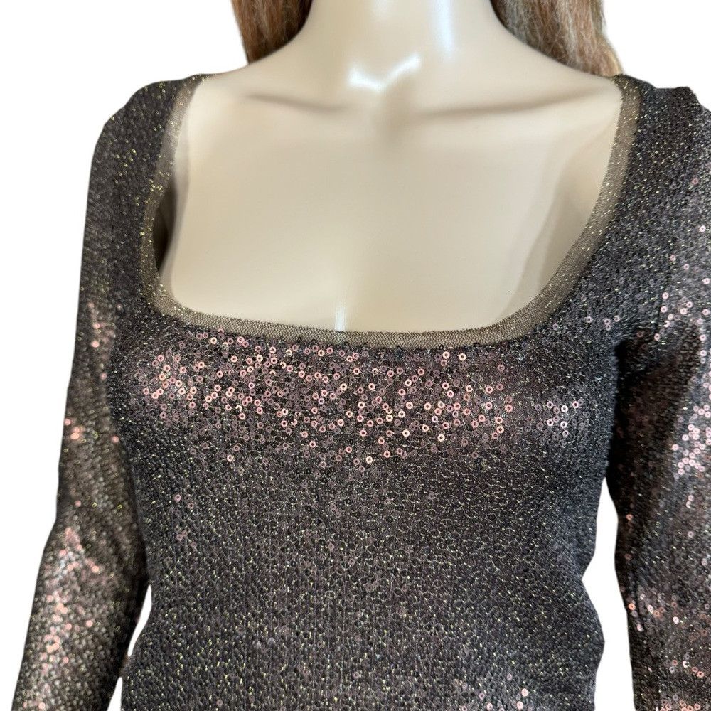 Free People New Free People Late Night Disco Layering Hot Fudge Top Siz Size S / US 4 / IT 40 - 3 Thumbnail