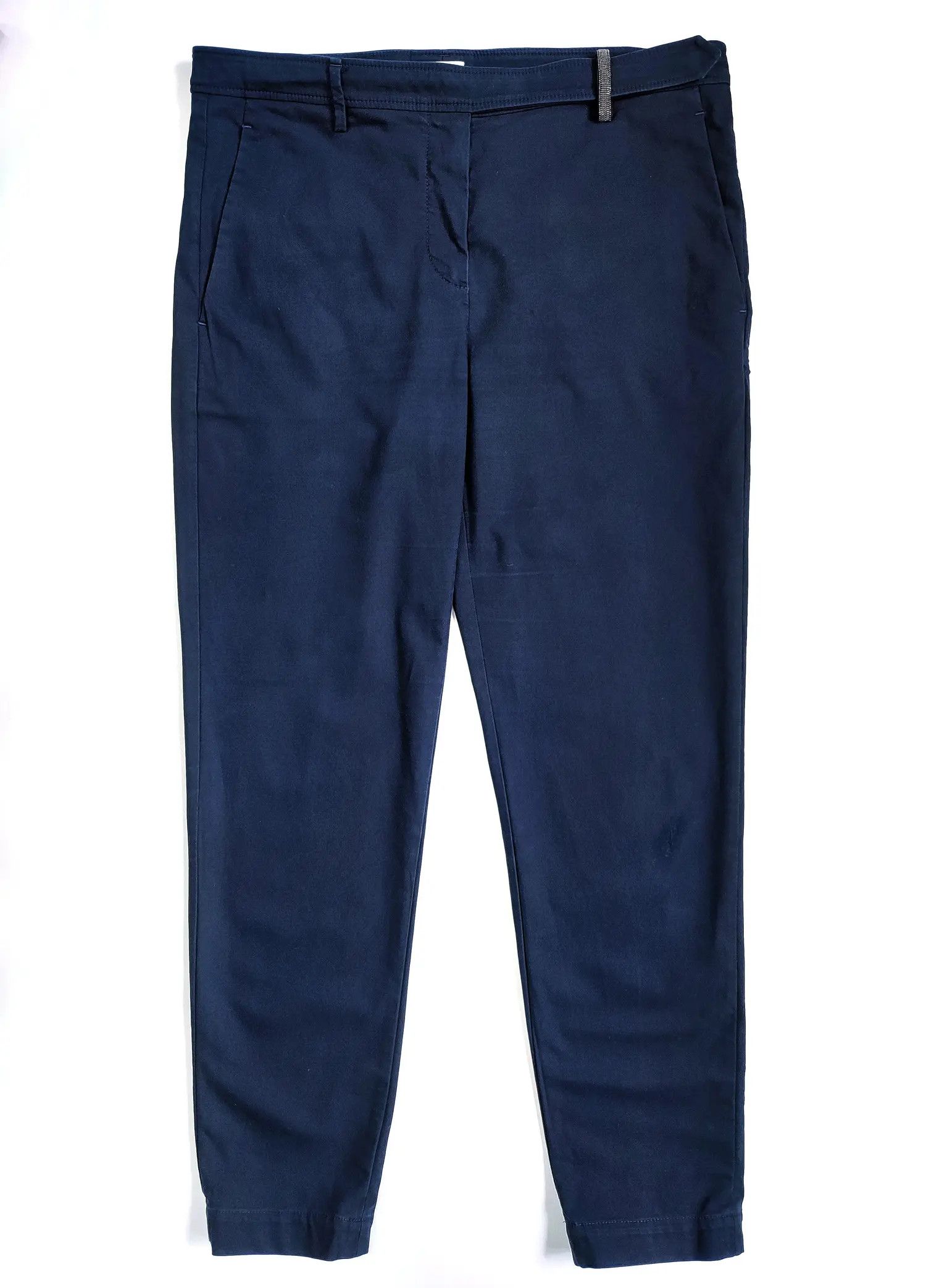 Brunello Cucinelli Brunello Cucinelli Monolithic Chain Trousers Casual Pants Size 32" / US 10 / IT 46 - 2 Thumbnail