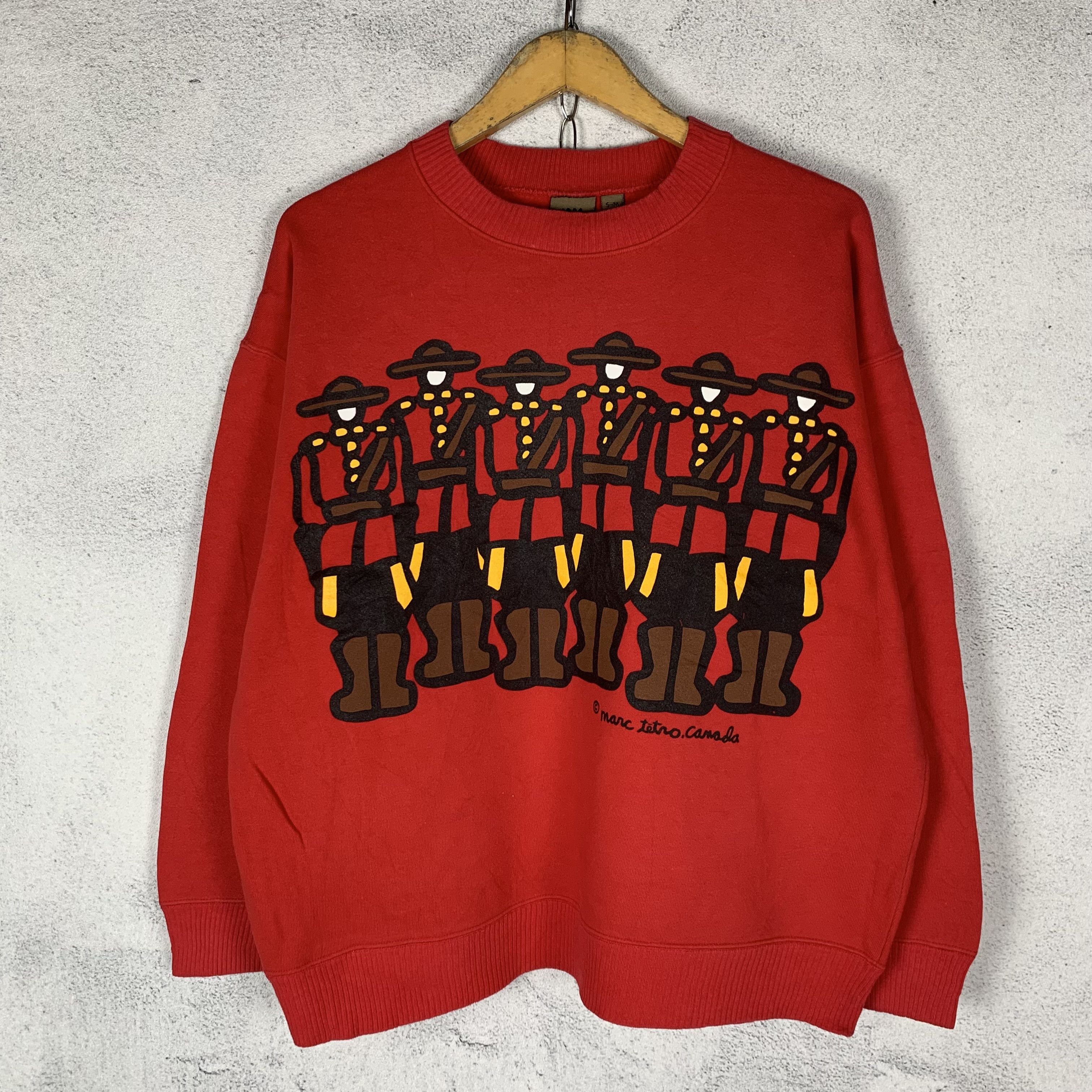 Vintage Vintage Marc Tetro Canada Sweatshirt Crewneck Size US S / EU 44-46 / 1 - 1 Thumbnail