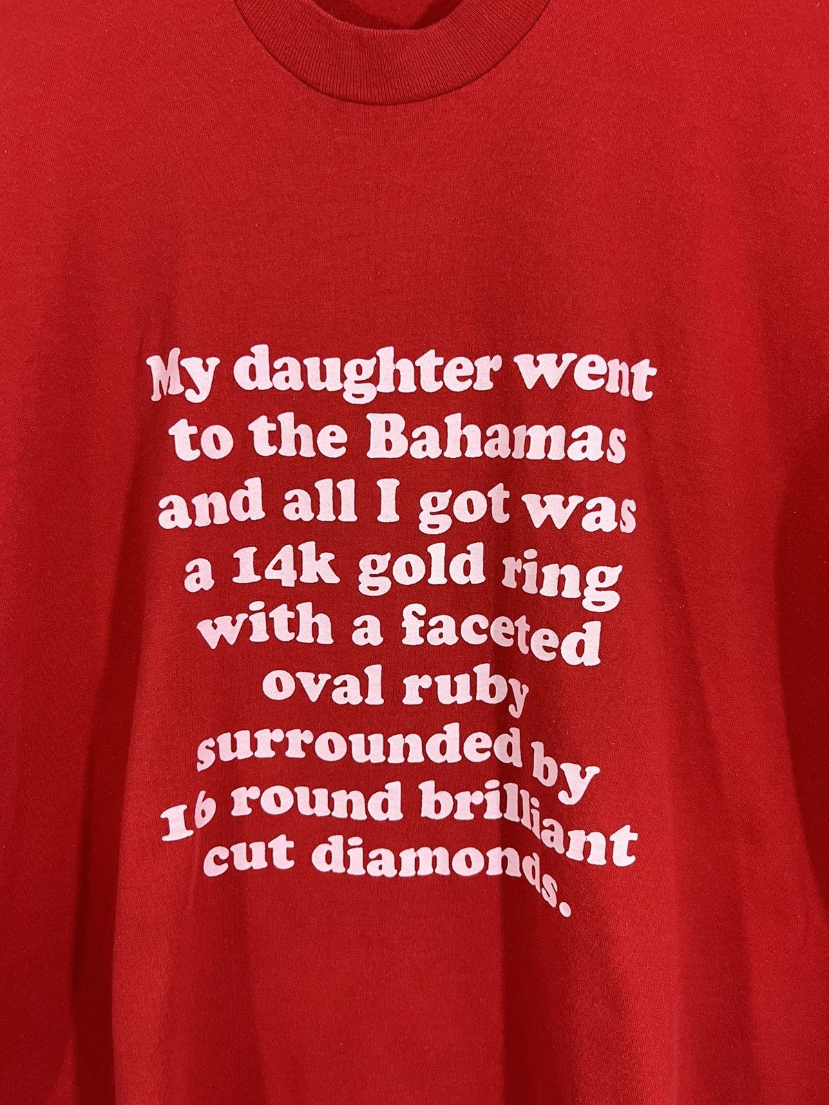 Vintage Single Stitch Bahamas Jewelry Store Gold Ring Tee Size US XXL / EU 58 / 5 - 4 Thumbnail