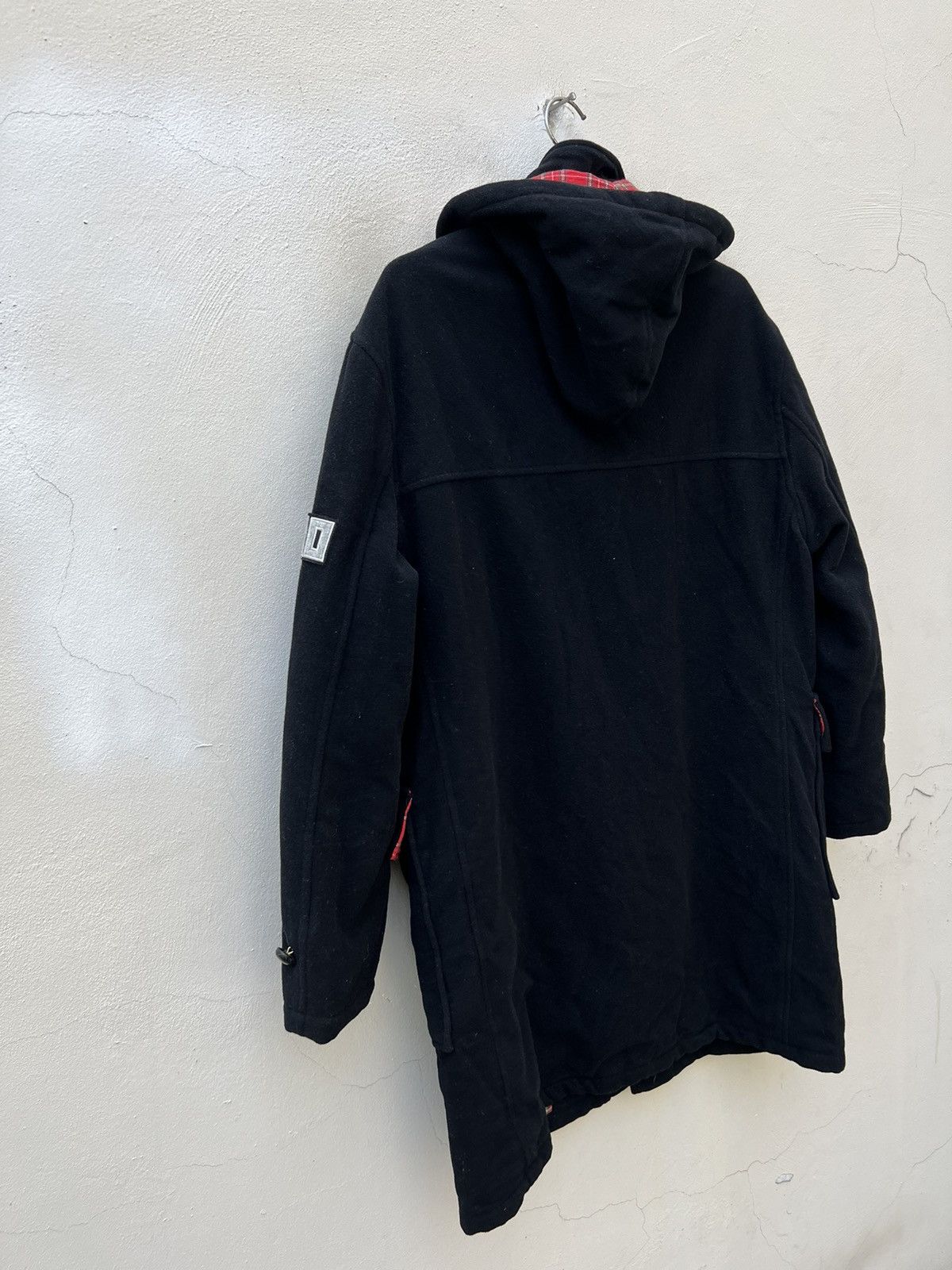 Japanese Brand VTG 90s NISMO International Racing Black Wool Duffel Jacket Size US L / EU 52-54 / 3 - 8 Thumbnail