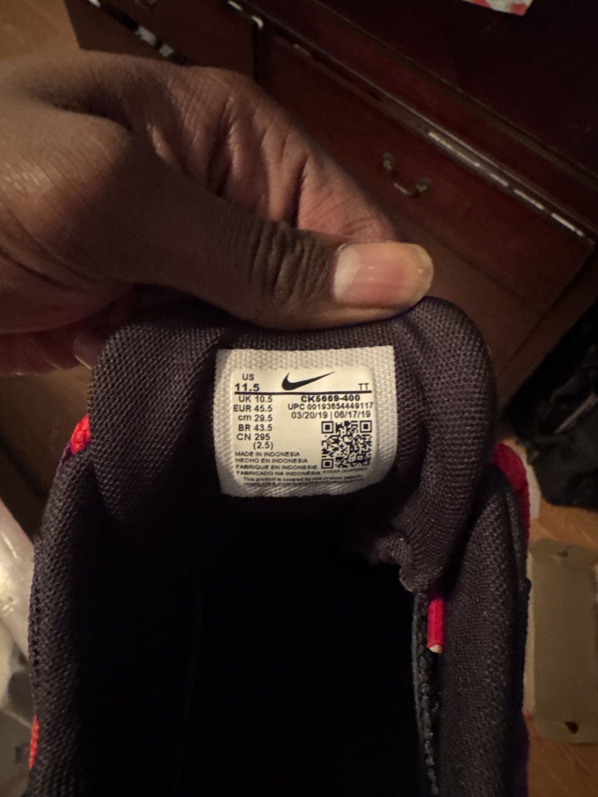 Nike Nike Air Max 95 SP Multi-Color Size US 11.5 / EU 44-45 - 8 Thumbnail